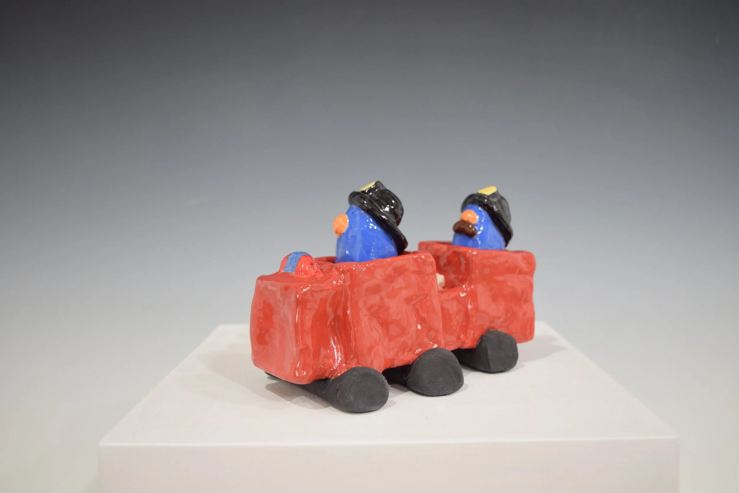 "A Very Important Job" Ceramic, by Normal Guy Ted