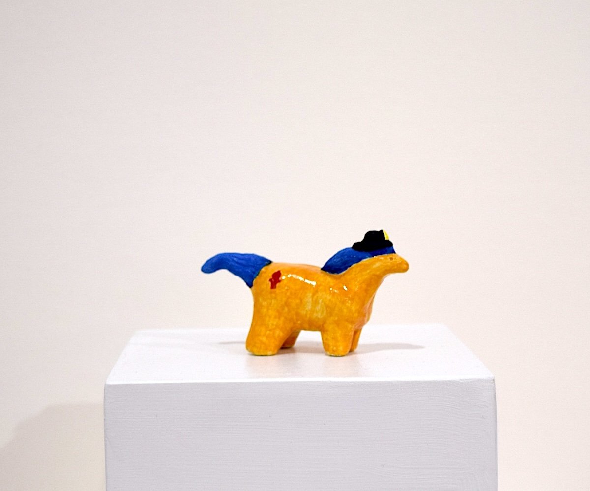 "Firefighter Horse" Ceramic, by Normal Guy Ted