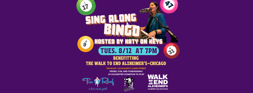Sing Along Music Bingo Benefitting The Walk to End Alzheimer's Chicago