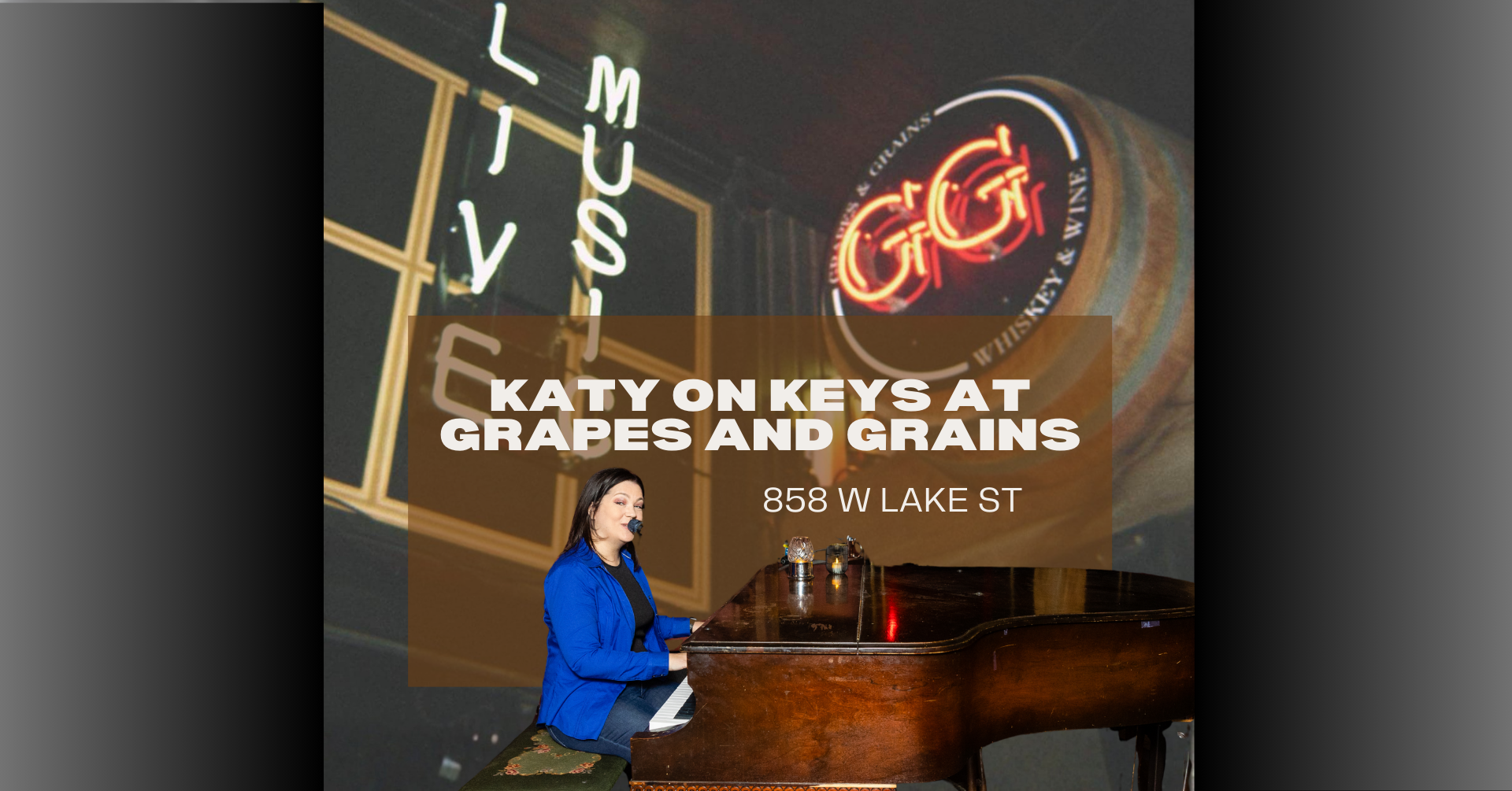 Katy on Keys at Grapes and Grains at 6 PM