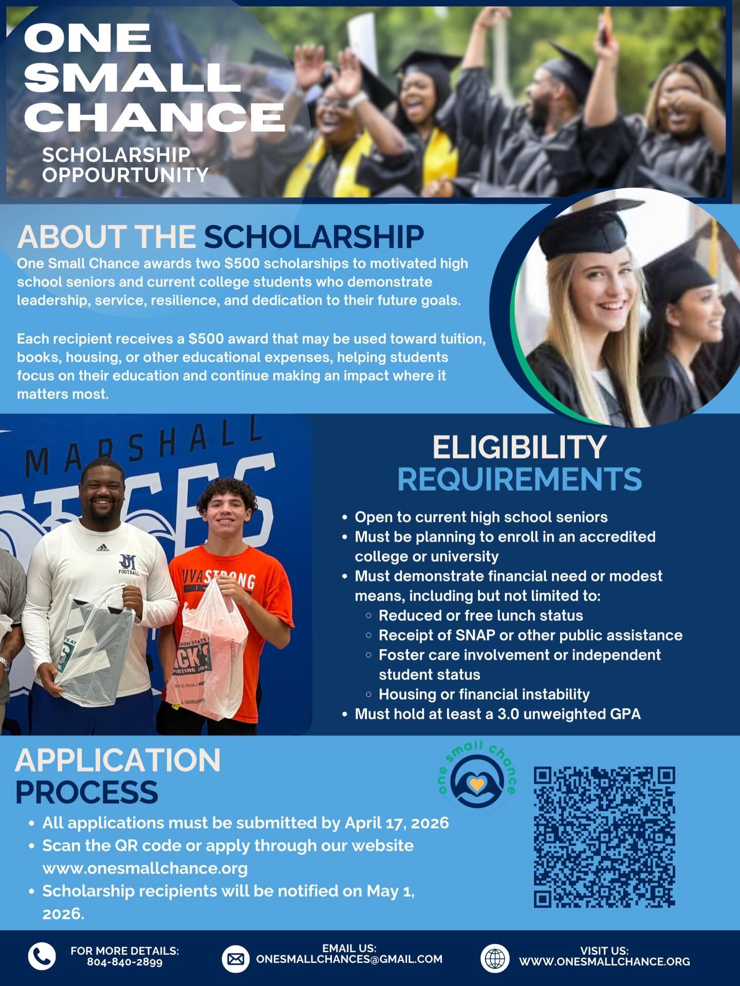 Grateful doesn&rsquo;t even cover it. 🤍
In just two short years, One Small Chance has grown because of you. The donors, volunteers, partners, and supporters who believed in the mission.

Because of this community, we&rsquo;re able to invest directly