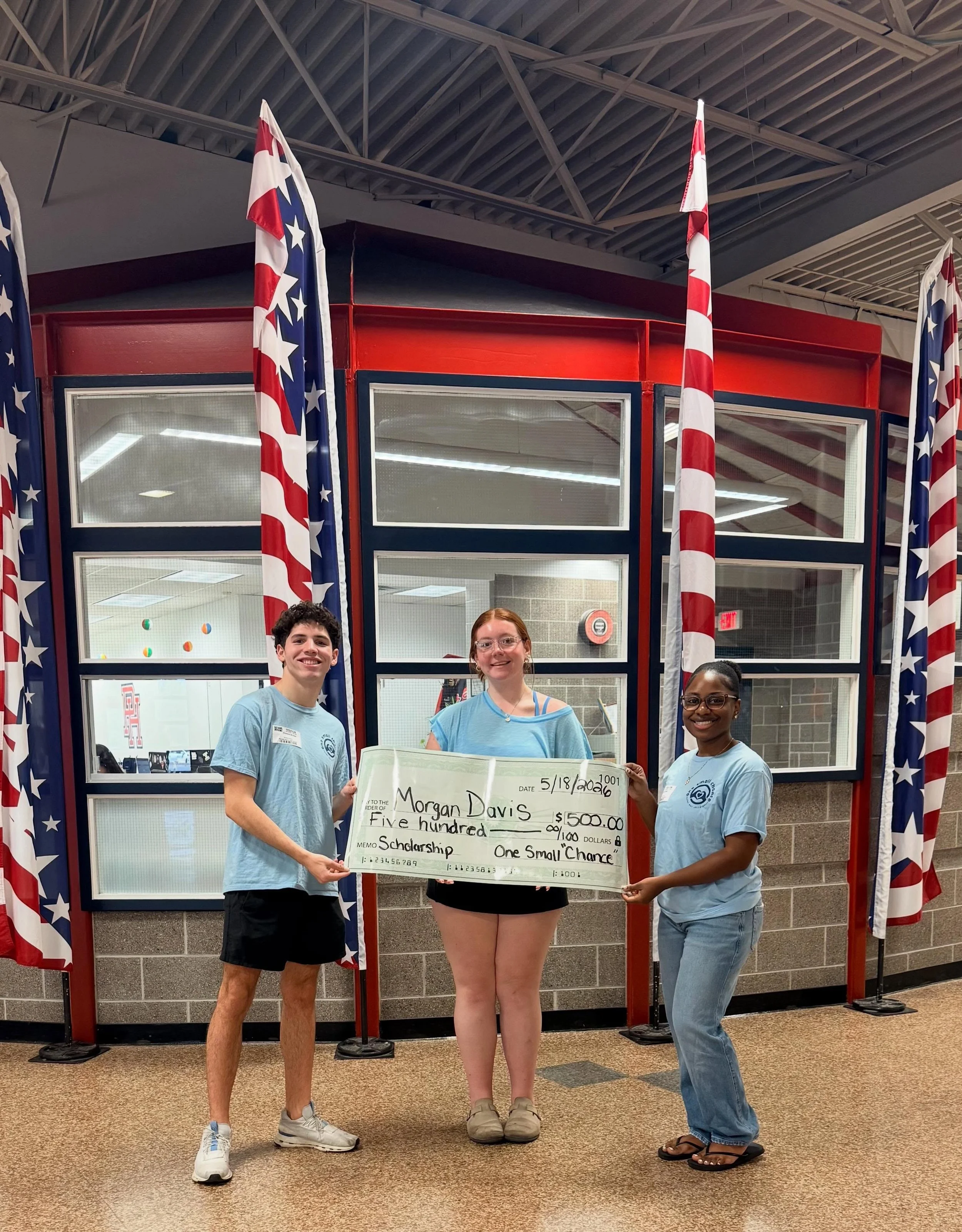 We are proud to congratulate Morgan Davis as one of our One Small Chance 2026 Senior Scholarship Recipients. We wish you nothing but the best in your future endeavors and are excited to do our part in helping you accomplish your dreams! 
🎓💛🎓💛🎓💛