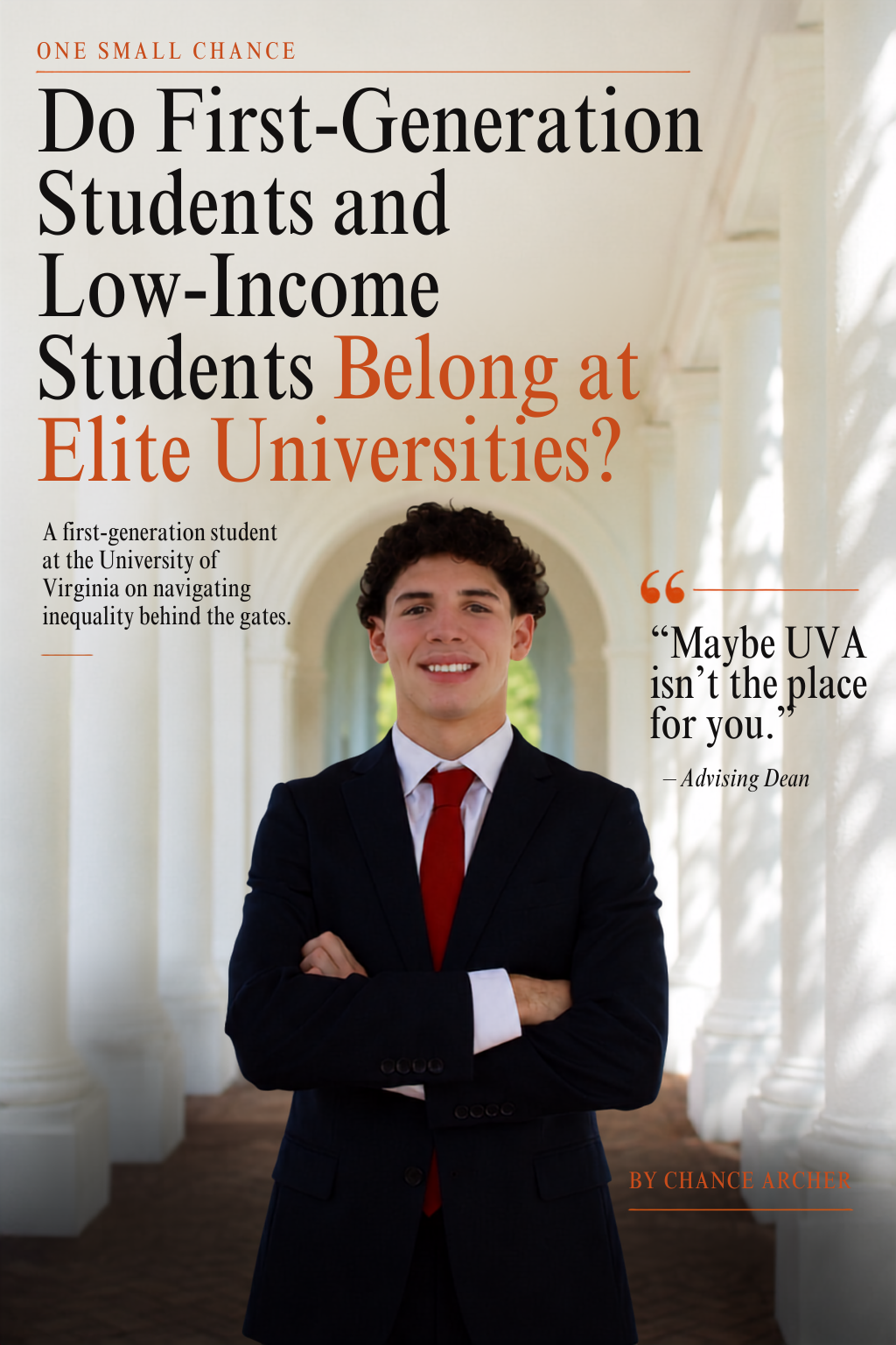 Do First-Generation Students and Low-Income Students Belong at Elite Universities?