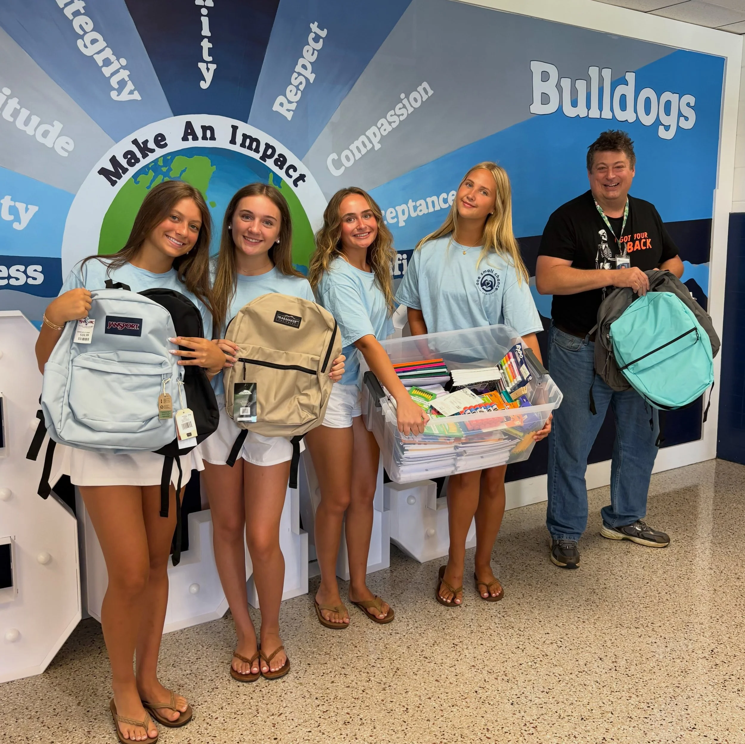 🎒 First round of drop-offs: COMPLETE! ✏️

Thanks to our incredible Lead and volunteers who helped make this first round of our 3rd Annual School Supply Drive possible! 💙

Supplies were delivered to:
📍 John Marshall High School
📍 Thomas H. Henders
