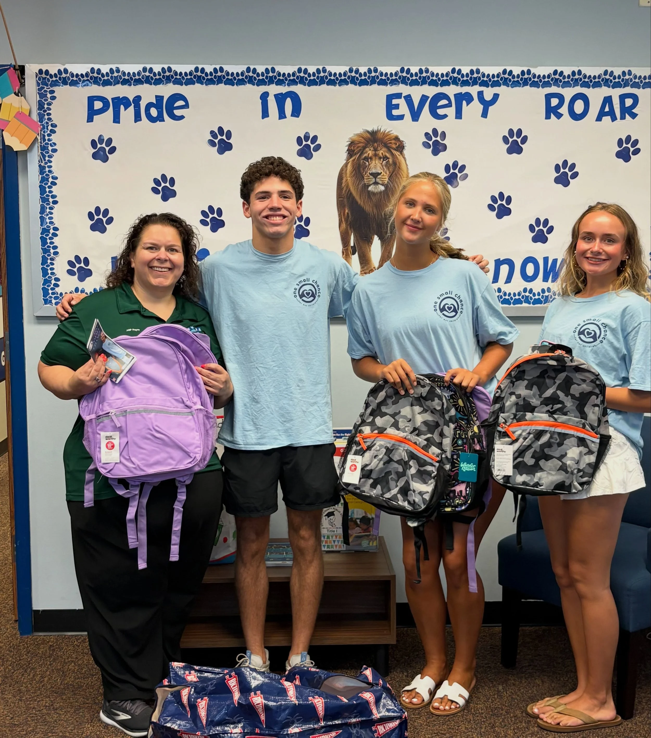 🎒 Second round of drop-offs: COMPLETE!

Our 3rd Annual School Supply Drive keeps moving! 💙 This round, our team delivered school supplies to four more schools across the Greater Richmond area:

📍 Rural Point Elementary School &mdash; home of this 