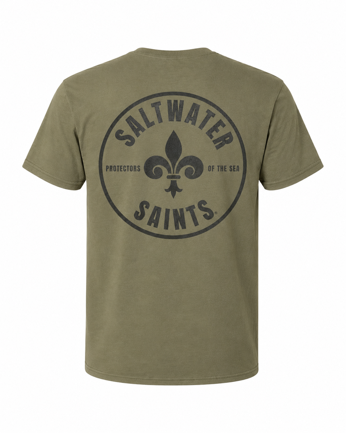 Saltwater Saints Short Sleeve T-Shirt - Army Green