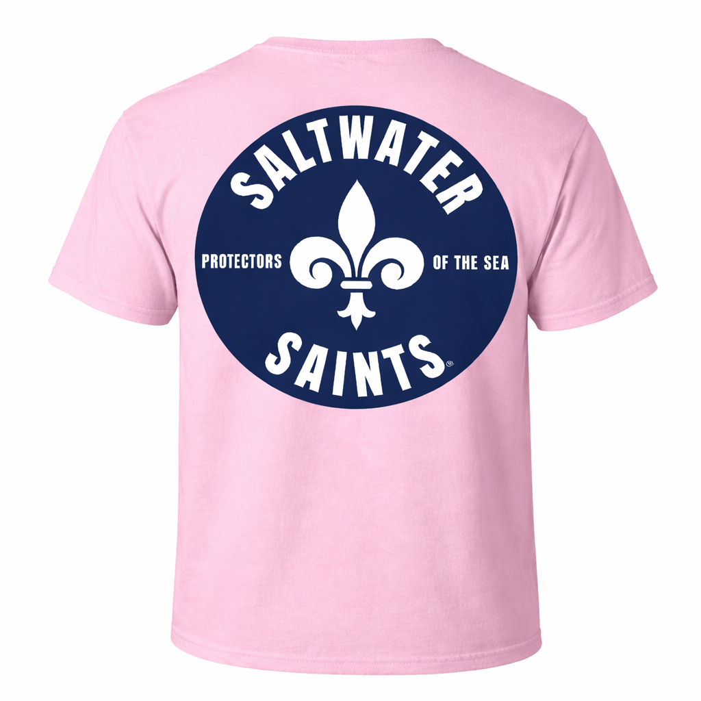 Saltwater Saints Short Sleeve T-Shirt - Pink
