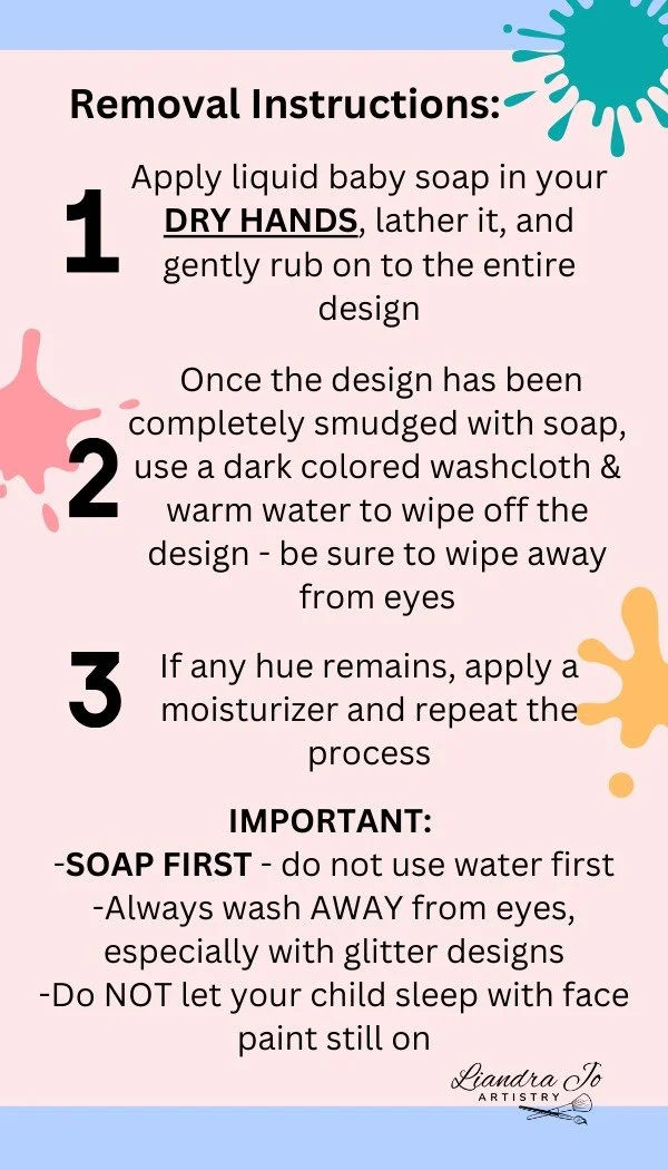 How to remove face paint