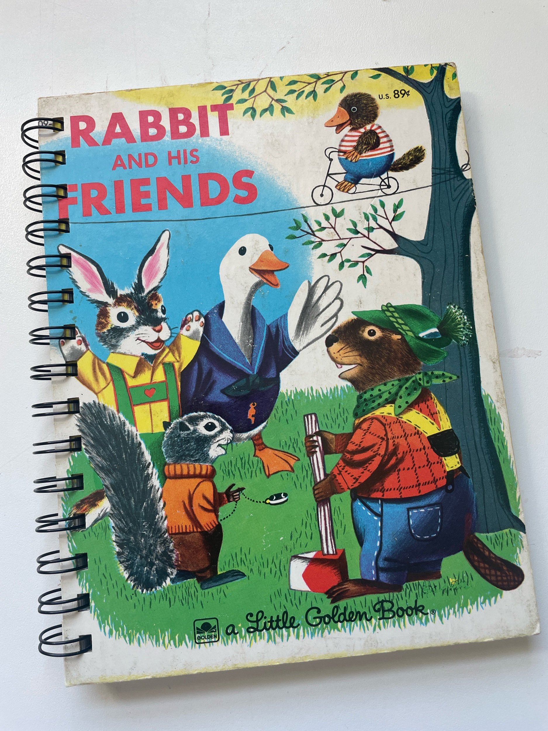 Rabbit and Friends Golden Book Journal