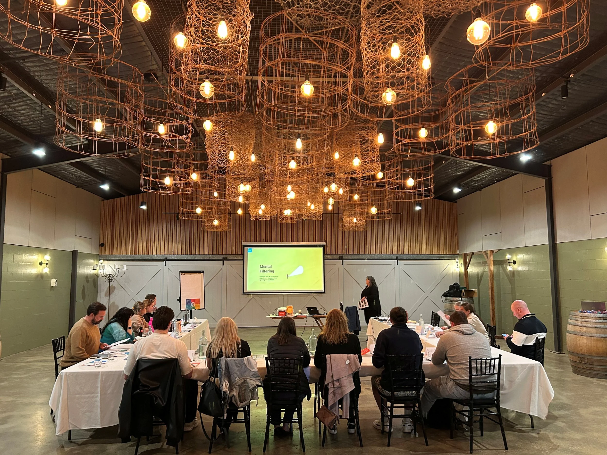 Training Program hosted by Bjelkie Lansdown, Coach and Trainer of Wellbeing in businesses in the Albury Wodonga Region