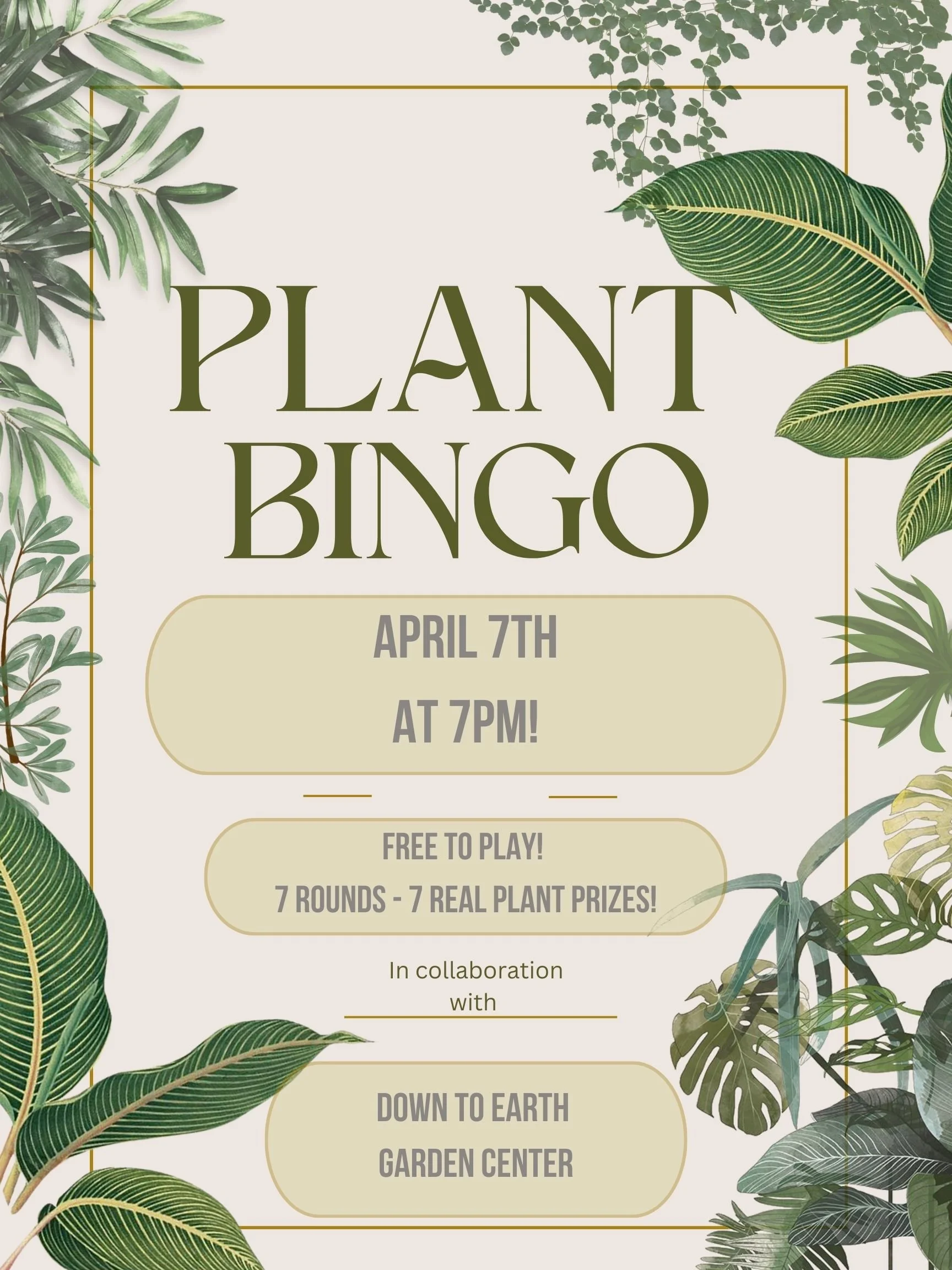 PLANT BINGO