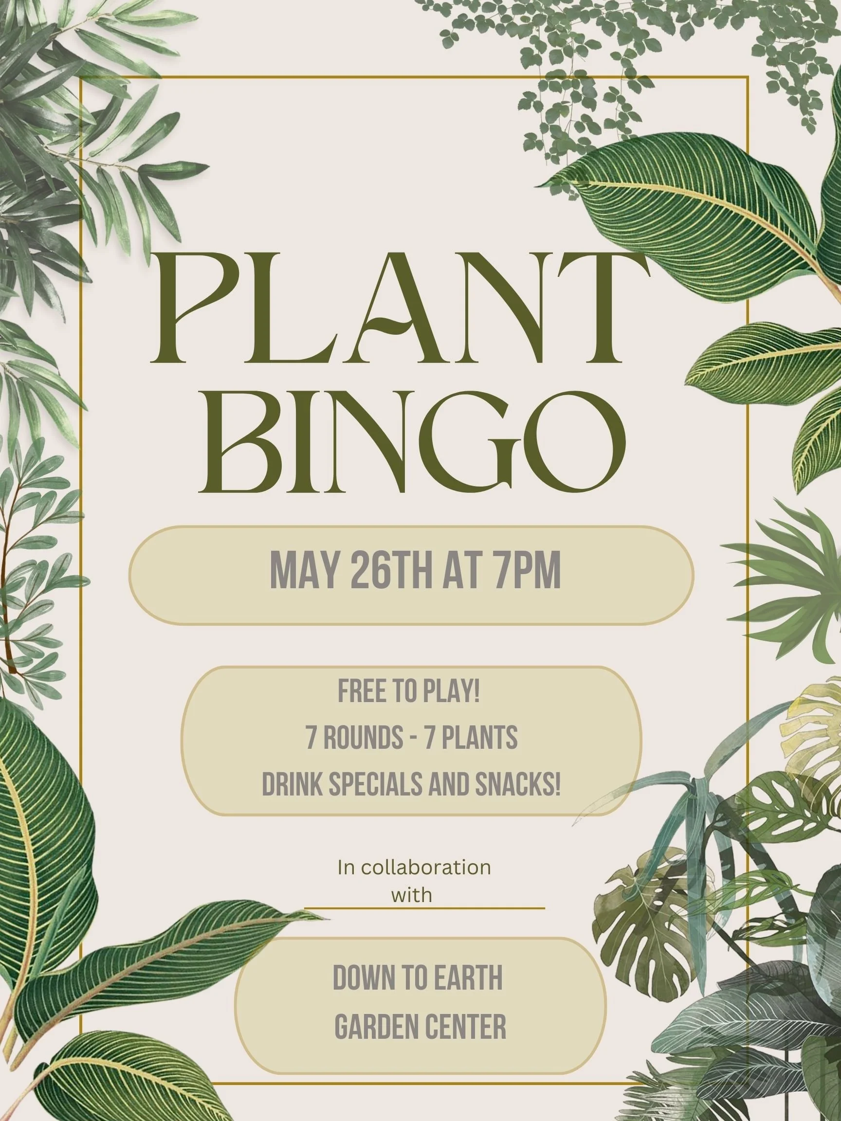 PLANT BINGO