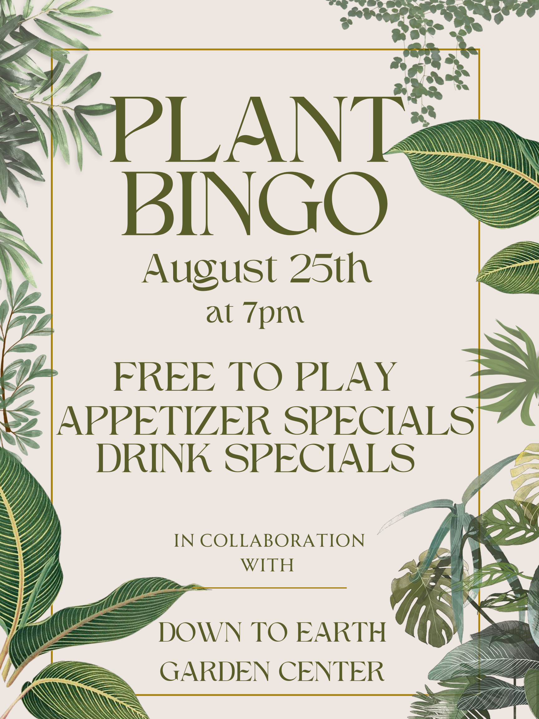 Plant Bingo