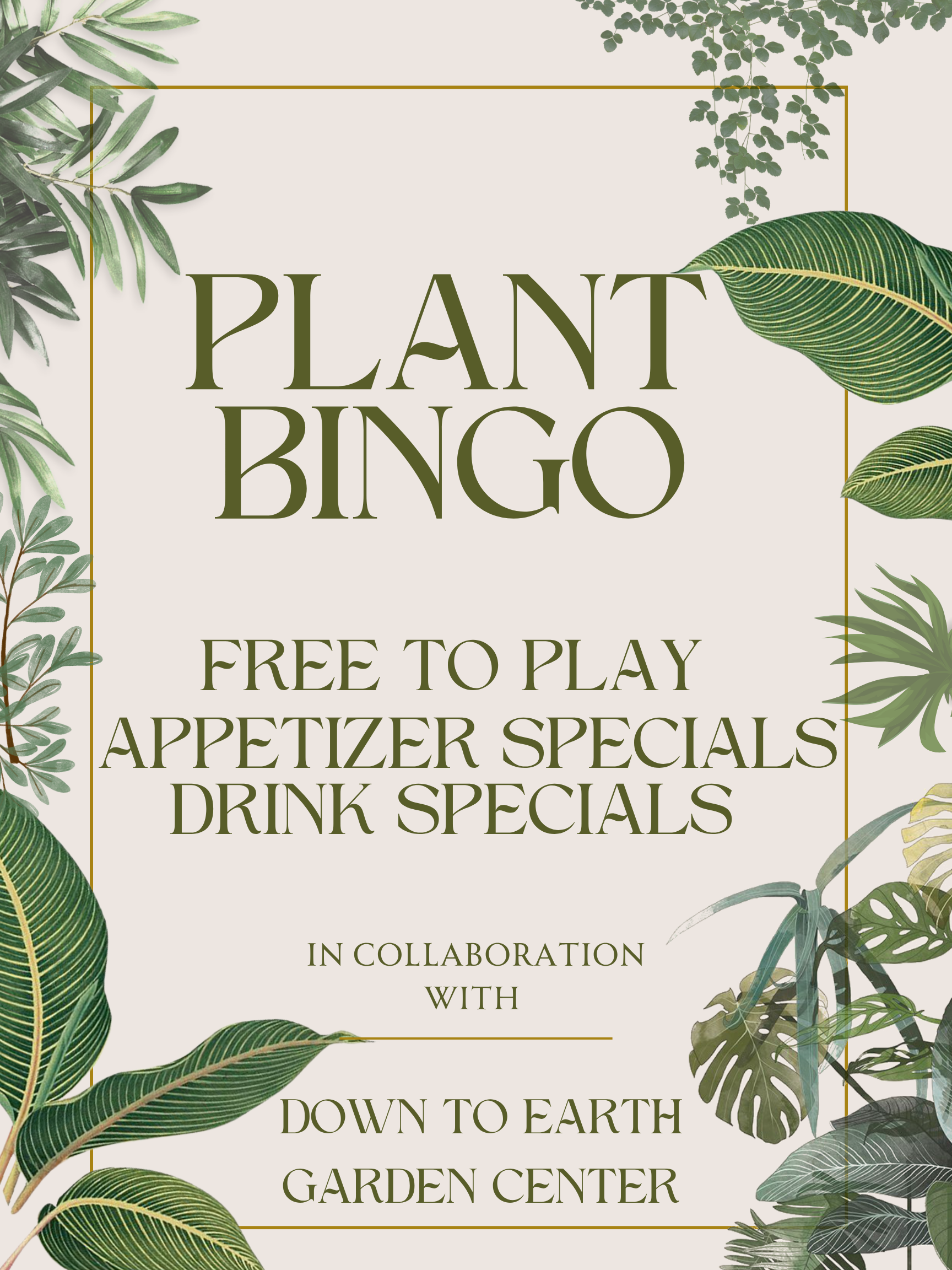 Plant Bingo