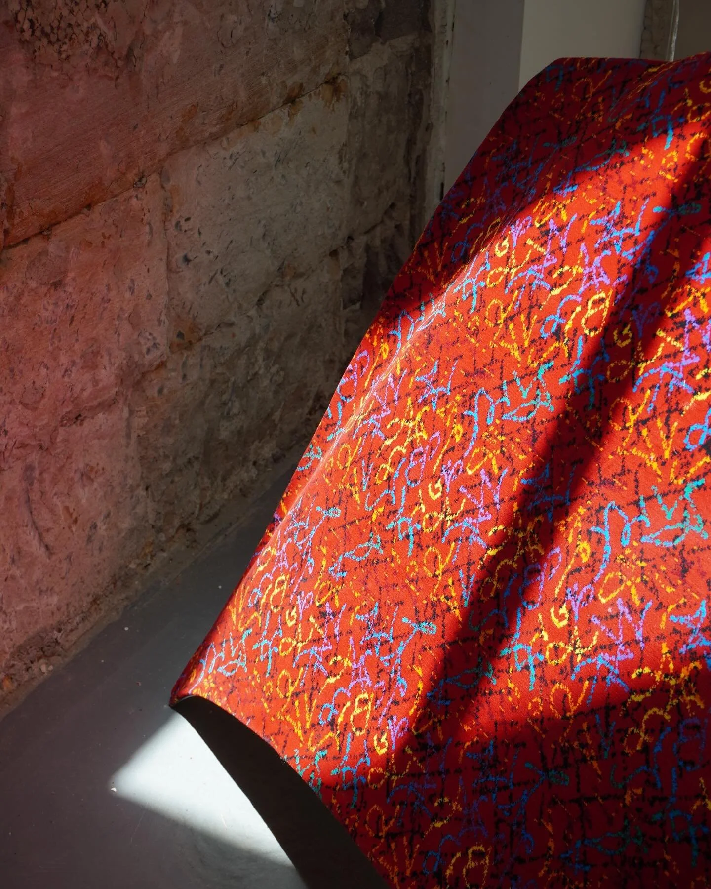 &lsquo;Diablo Red&rsquo; 
Bonnet and fabric 
2024