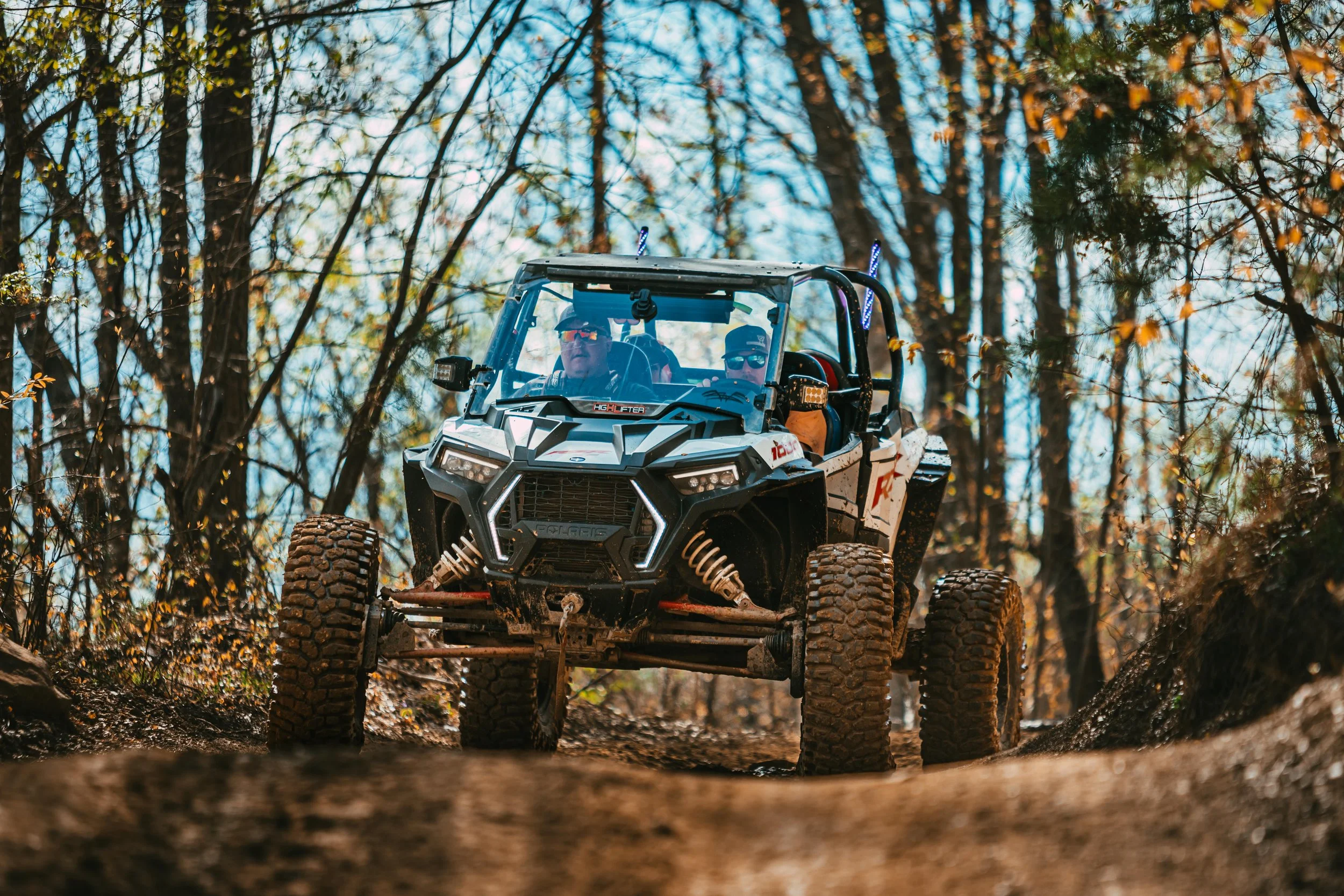 Side by side on the trails at Coalmont OHV Park.