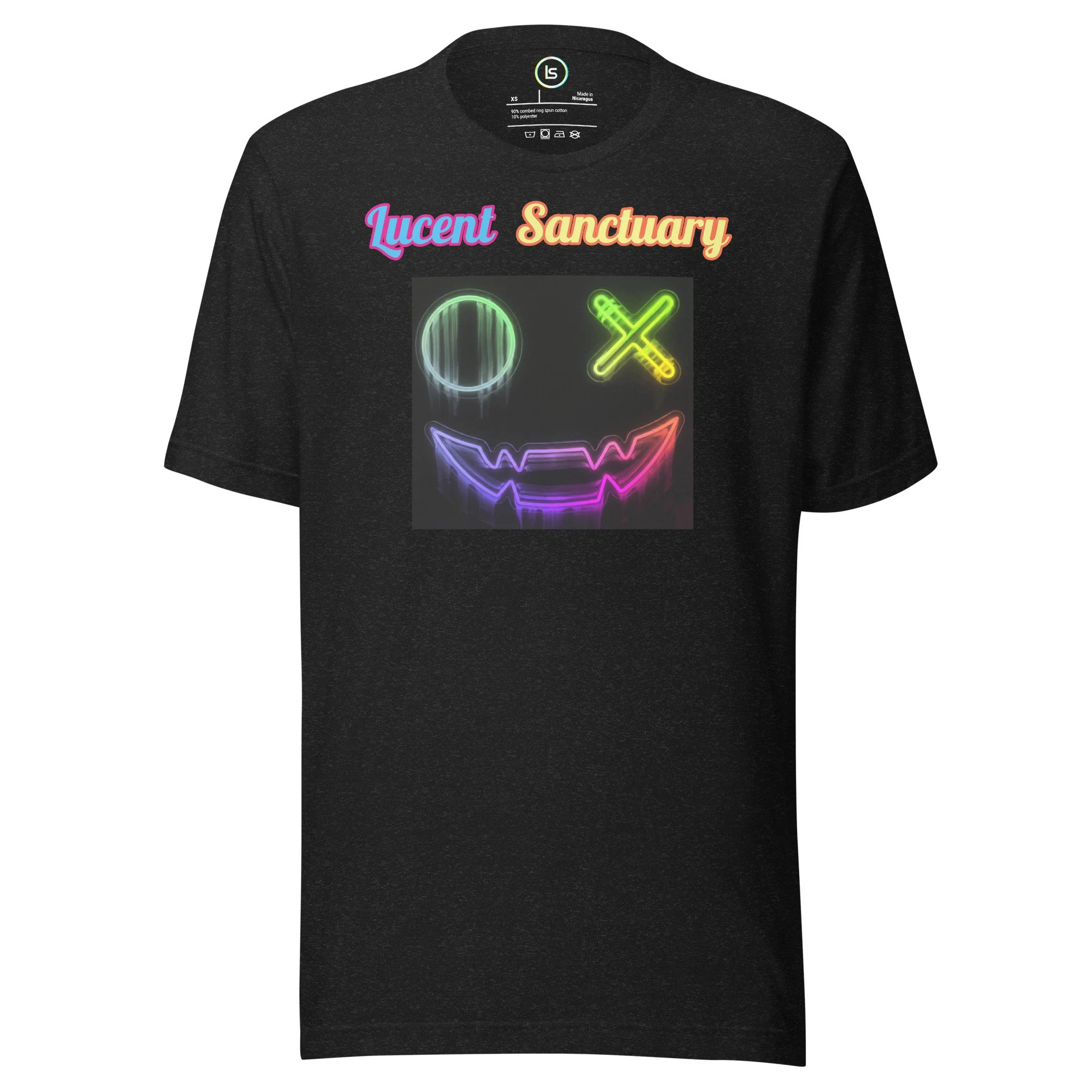 Lucent Sanctuary X's & O's Softstyle Alt Aesthetic T-Shirt | Graphic Portrait Tee