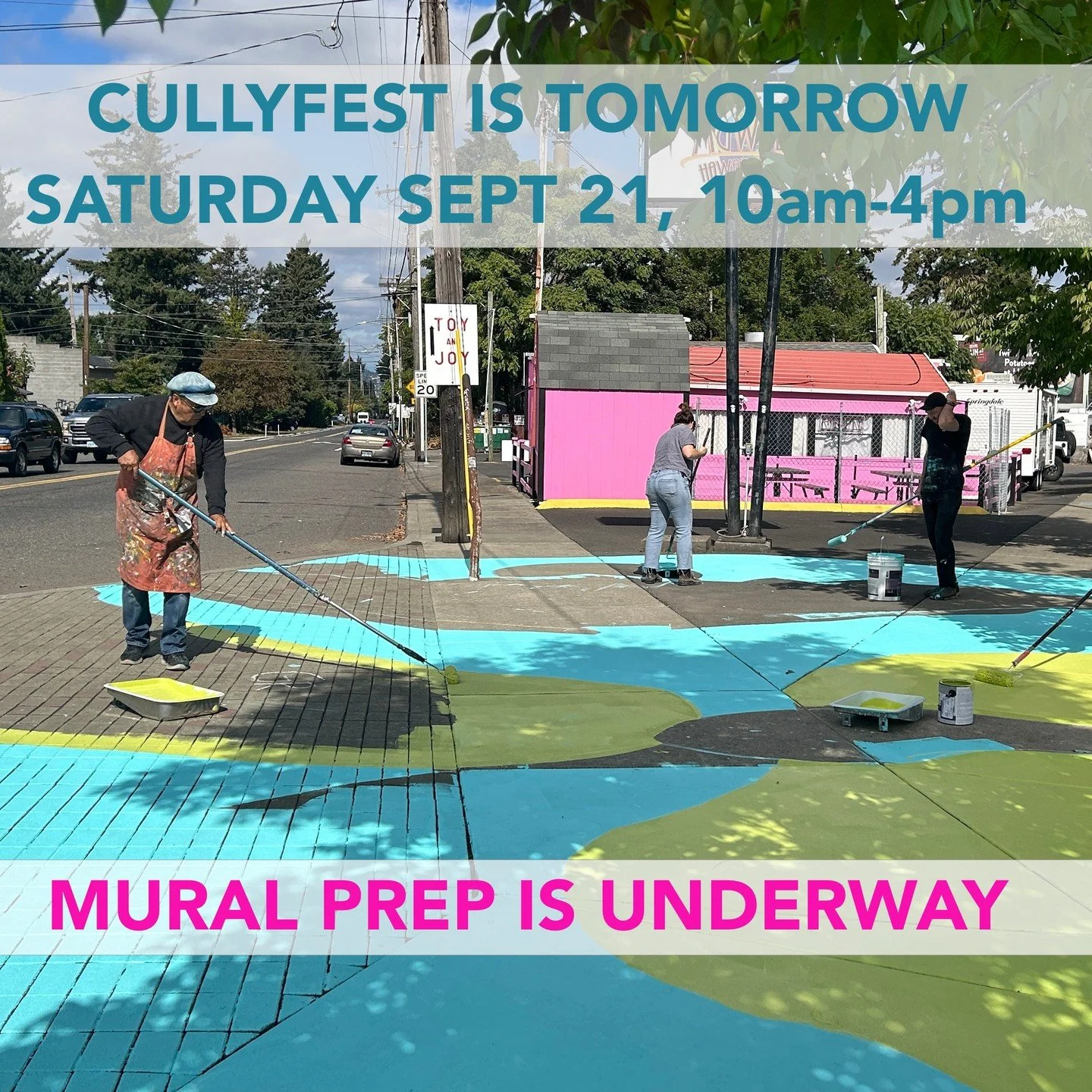 Did you know...

CullyFest is Tomorrow!

Cully Blvd will be shut down between NE Prescott and NE Going Street for CullyFest!

There are 12 Cully-based Performances lined up to perform at our Cully's Got Talent stage!

There will be free food and ice 