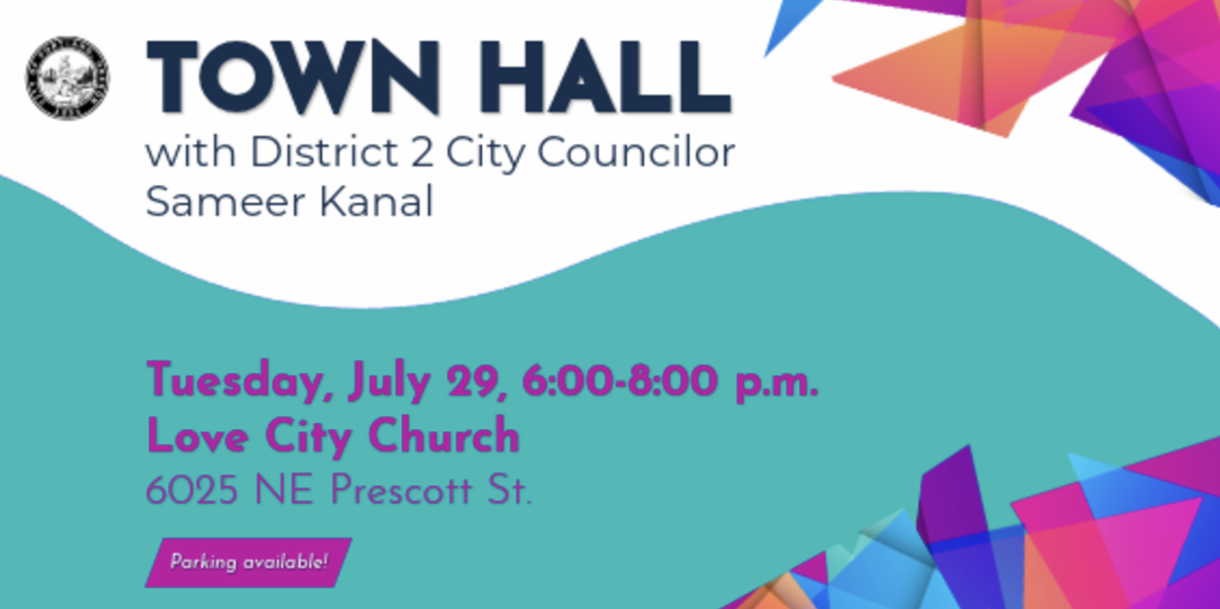 Town Hall with Council Member Sameer Kanal