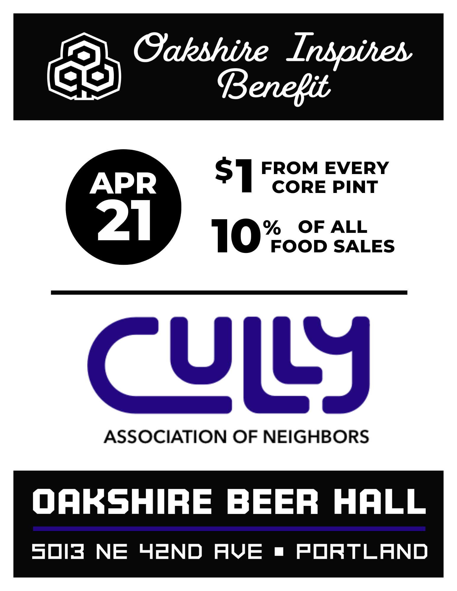A Cully Association of Neighbors Fundraiser