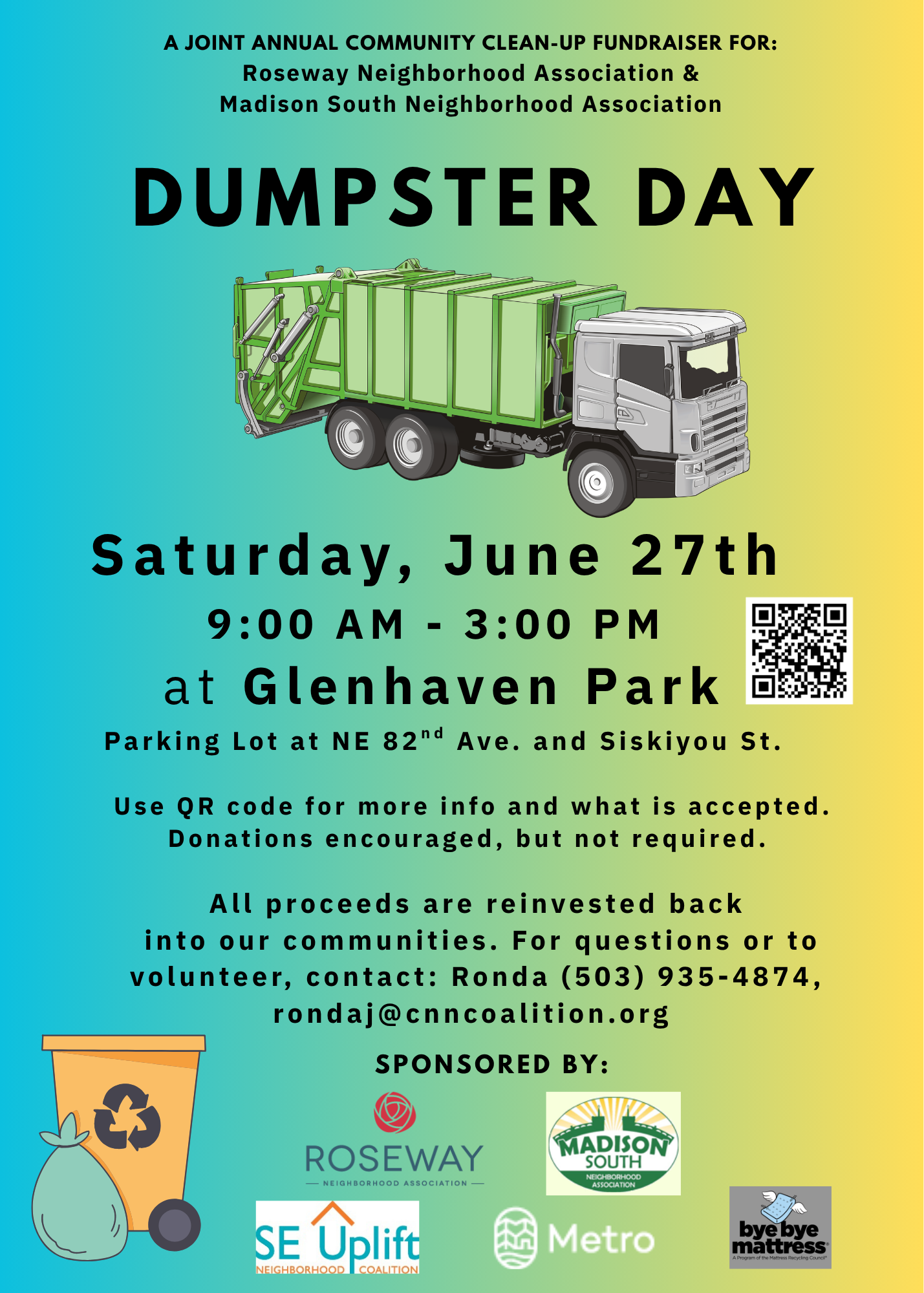 Roseway-Madison South Dumpster Day