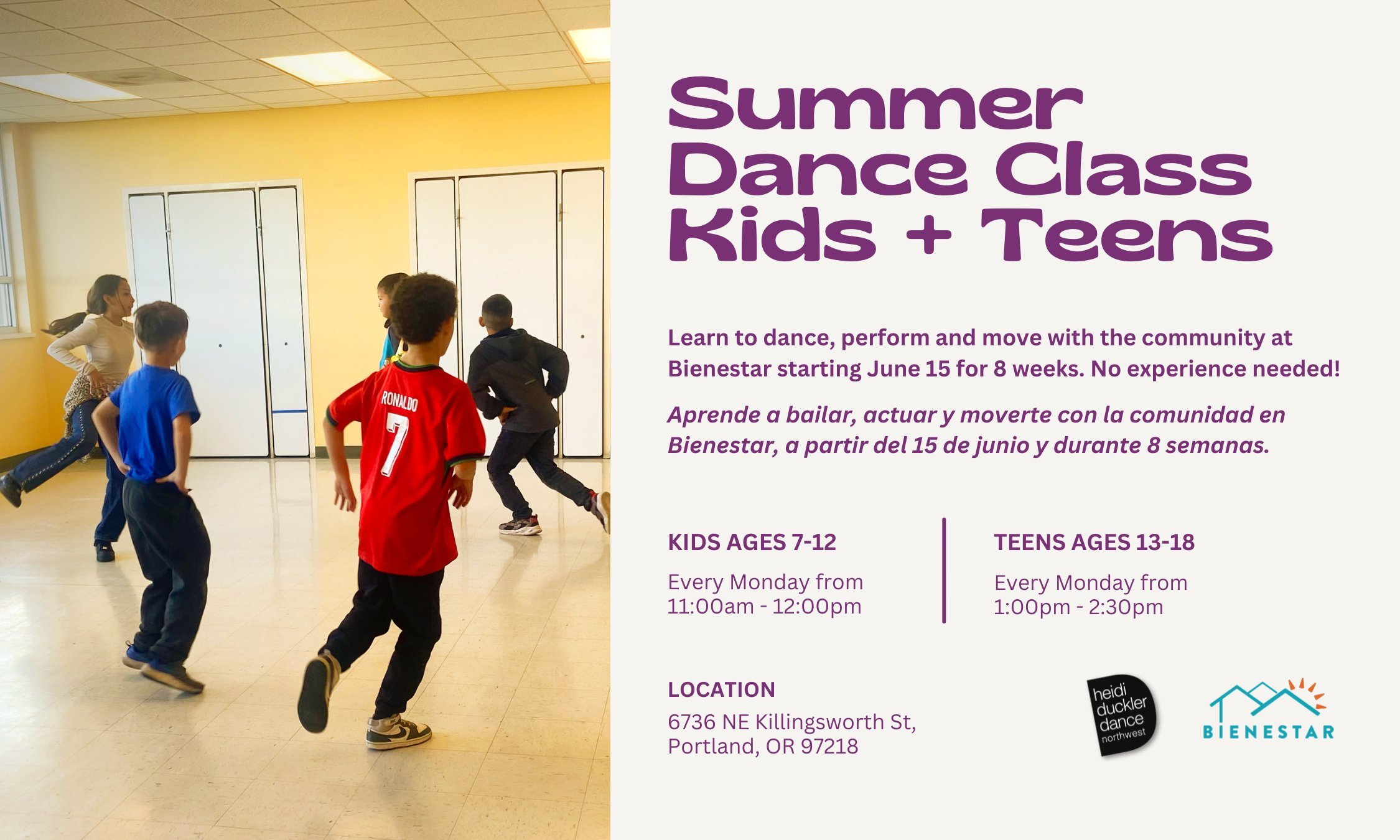 Summer Dance Classes for Kids + Teens