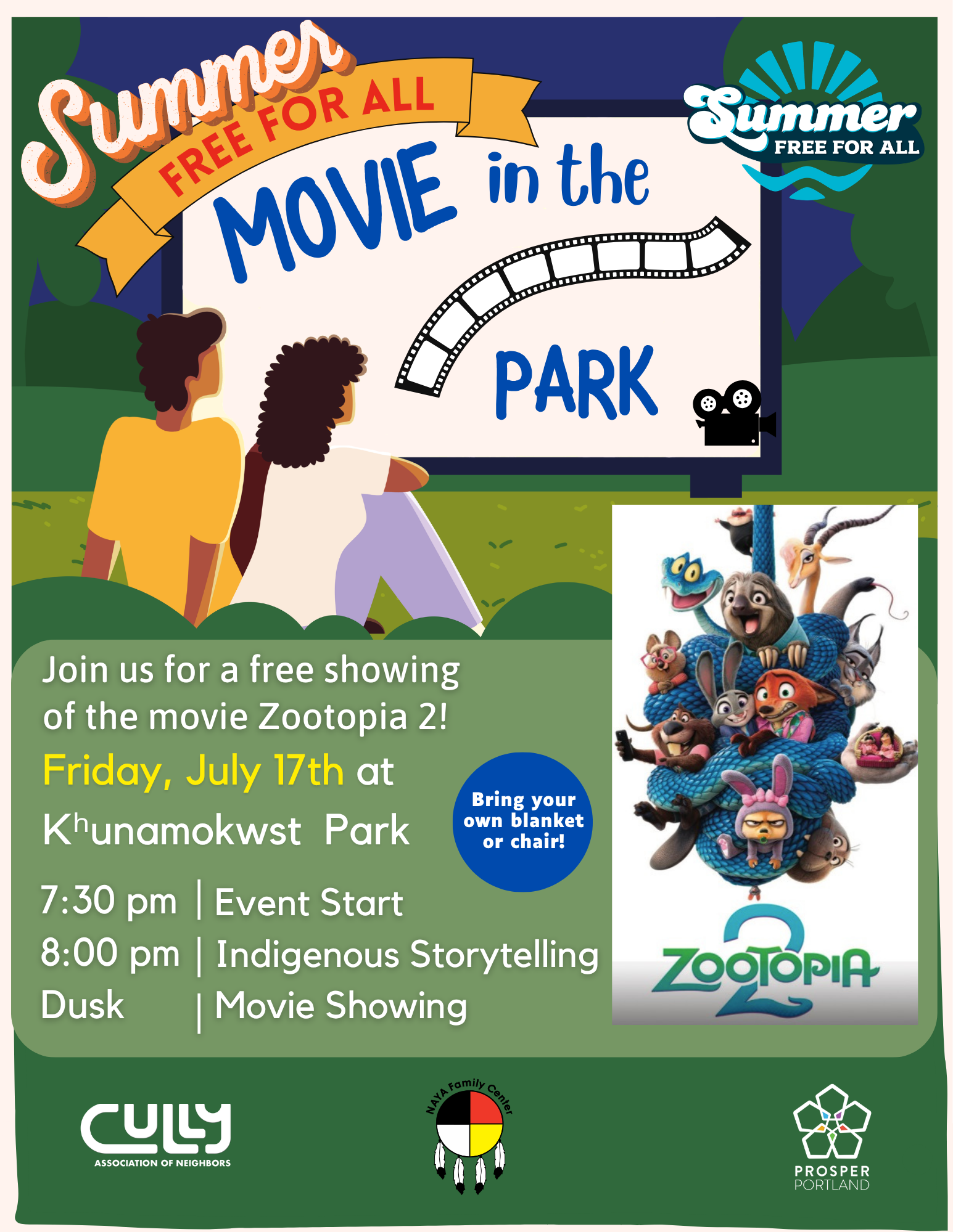 Movies in the Park Zootopia 2 (2025) PG Khunamokwst Park