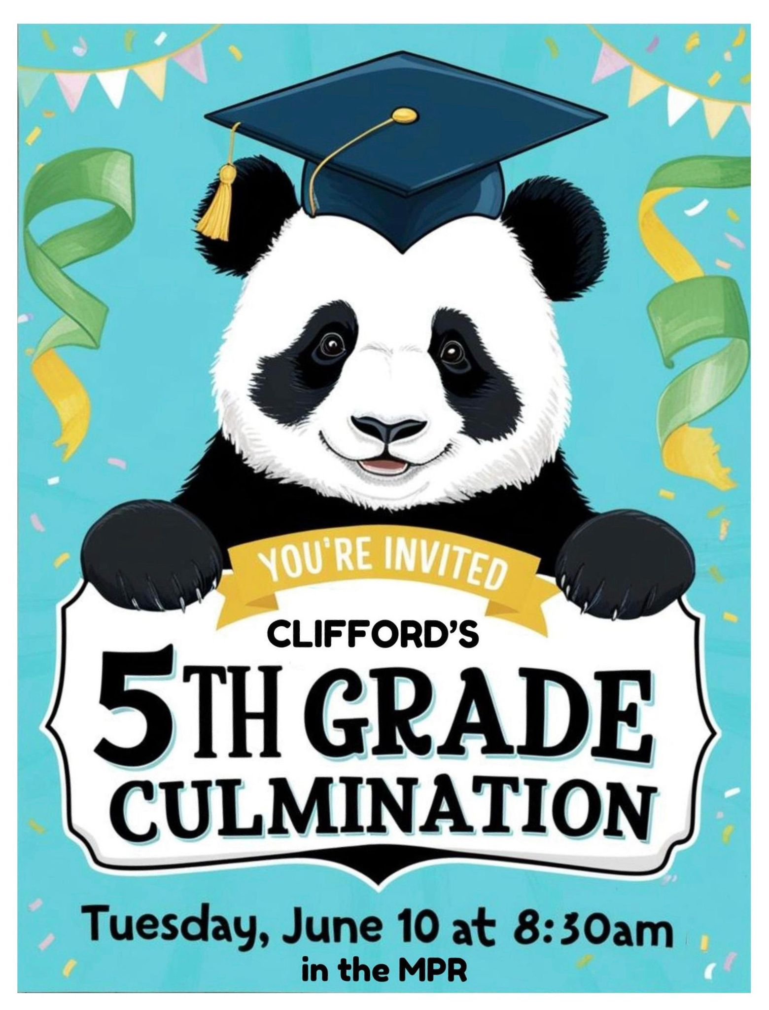 Clifford's 5th Grade Culmination