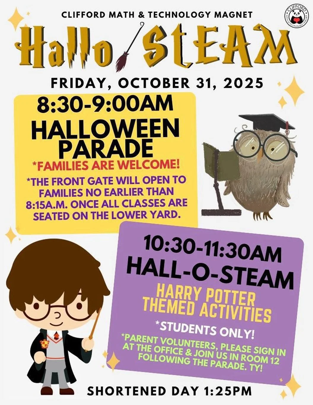 See you all tomorrow! 🎃 🪄👻