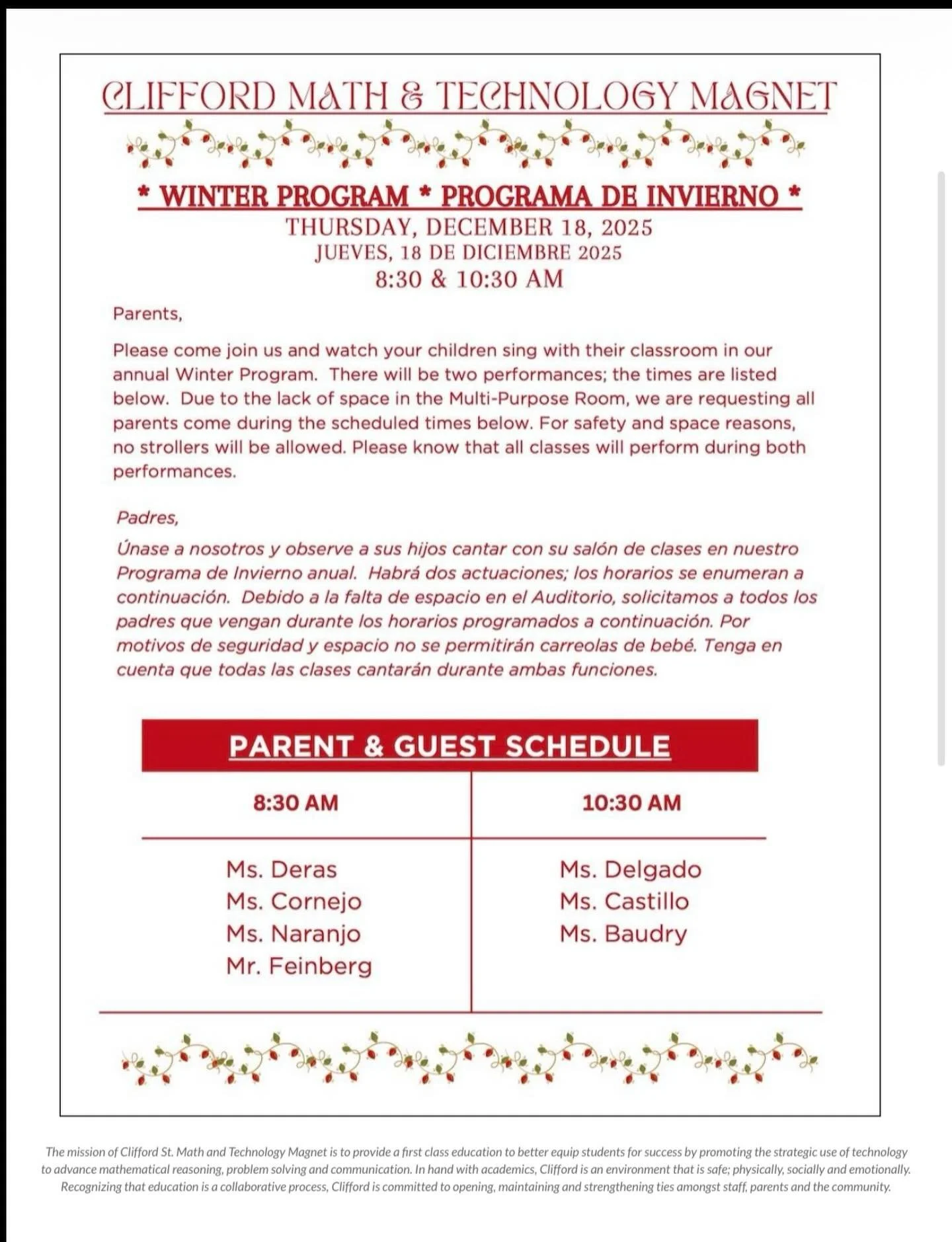 See you all tomorrow! 🎅🏼 🎄