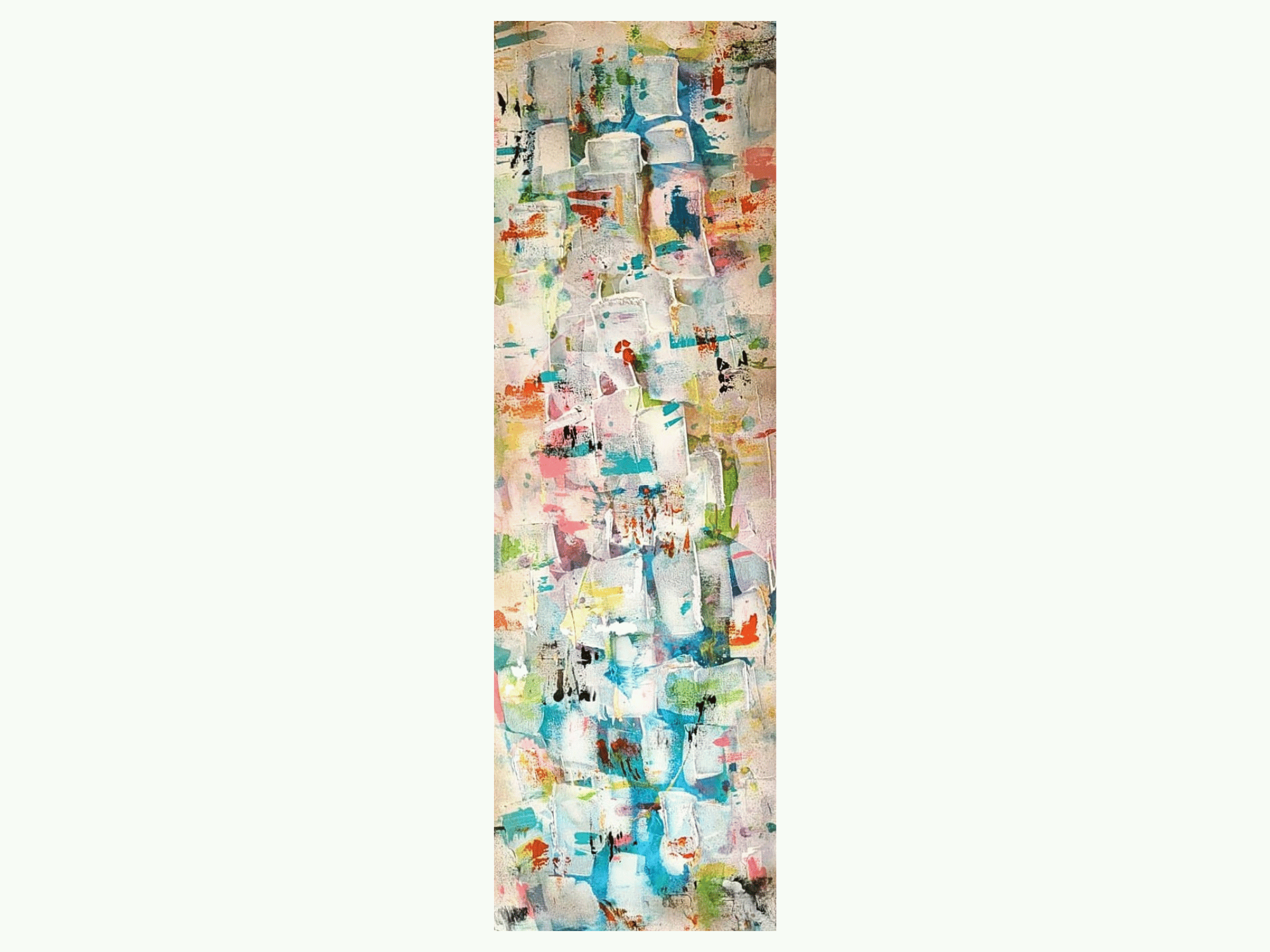 Vivid - Original · Acrylic on canvas · 40cm x 120cm · SOLD