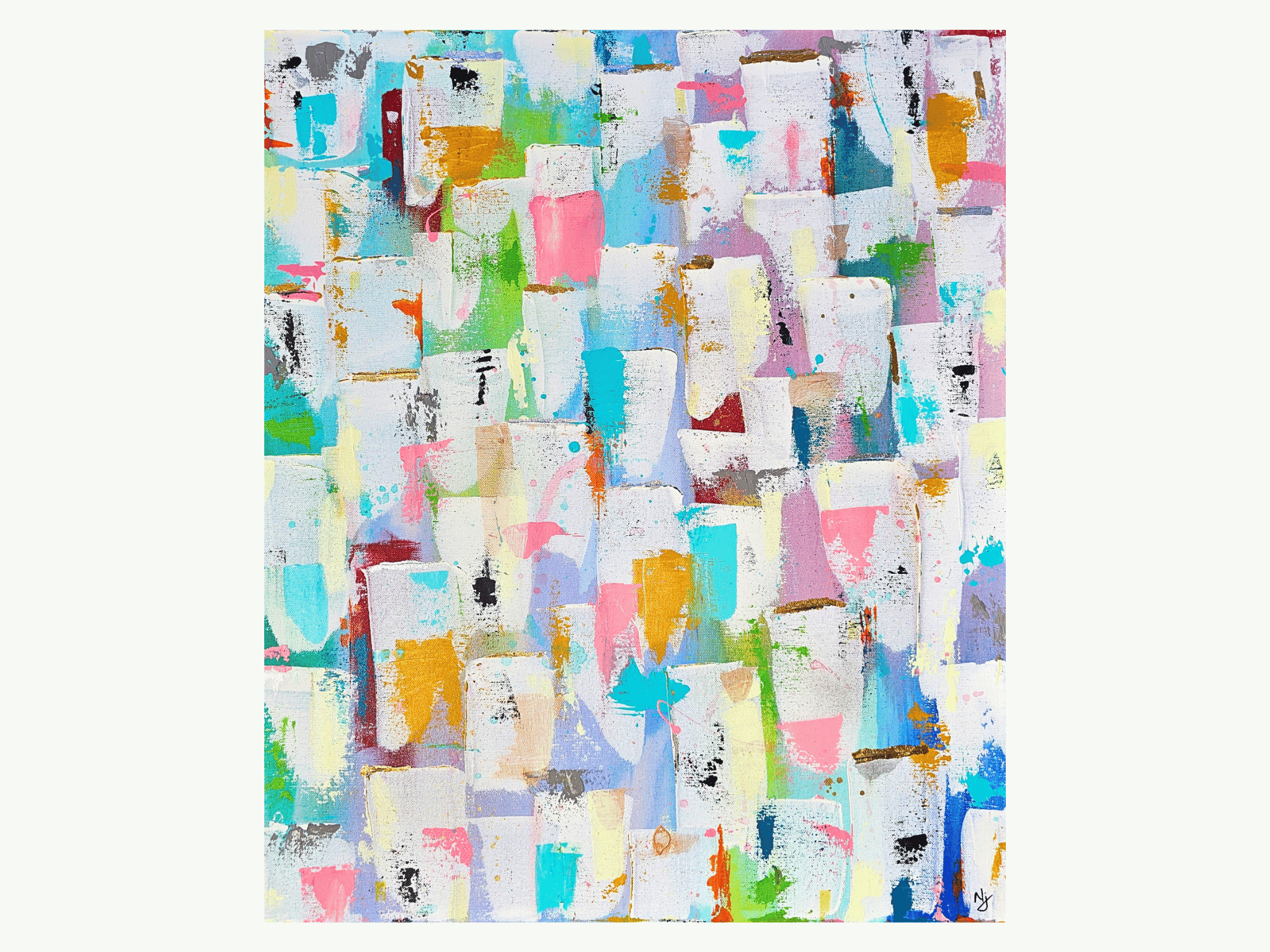 Vivid - Original · Acrylic on canvas · 60cm x 90cm · SOLD