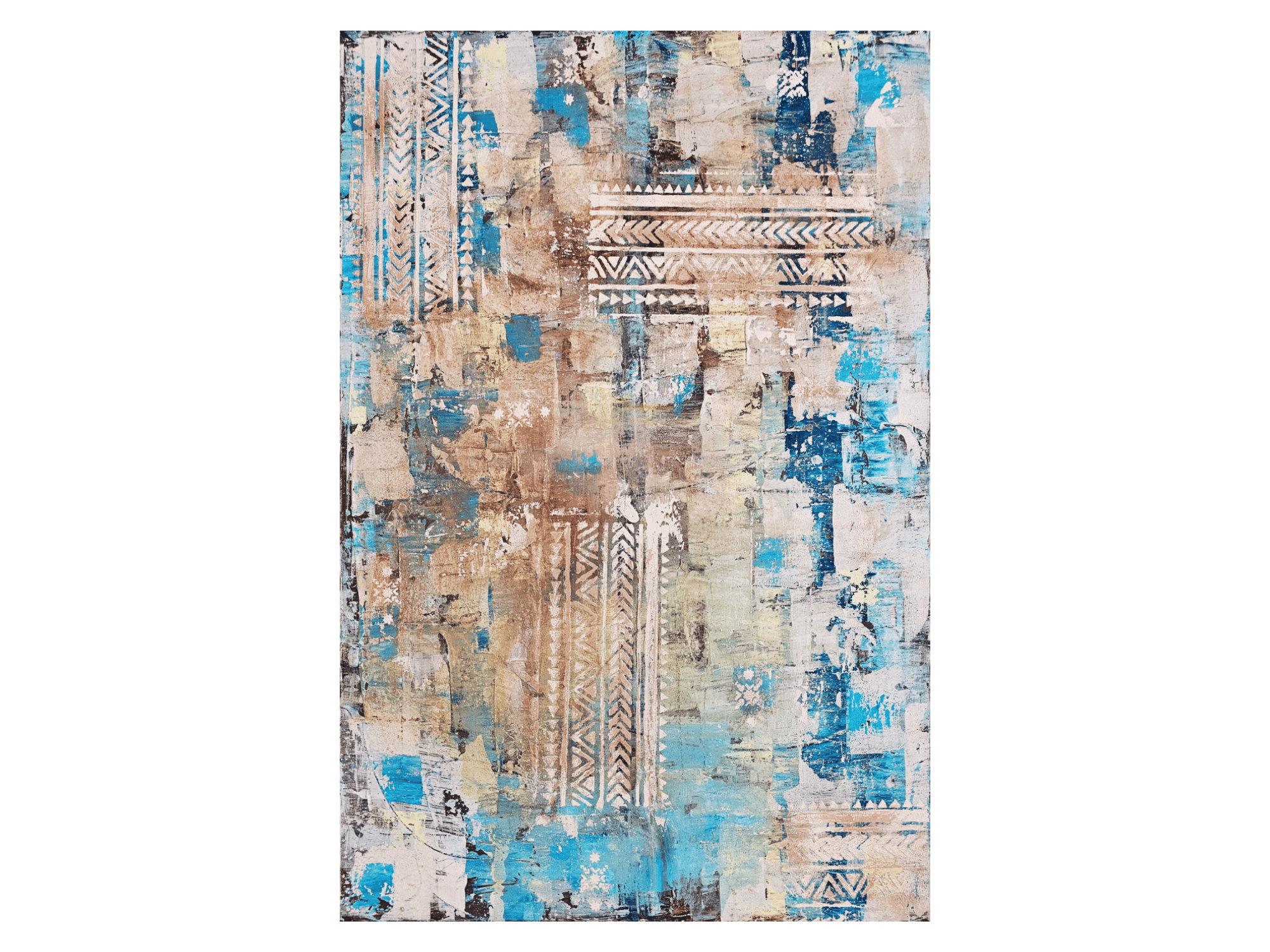 A gentle reflection of memories, layers, and moments that time softly blurs but never fully erases. Each mark and texture quietly shares a story — of journeys we've taken, feelings we've experienced, and the beauty in imperfection. It’s a comforting 