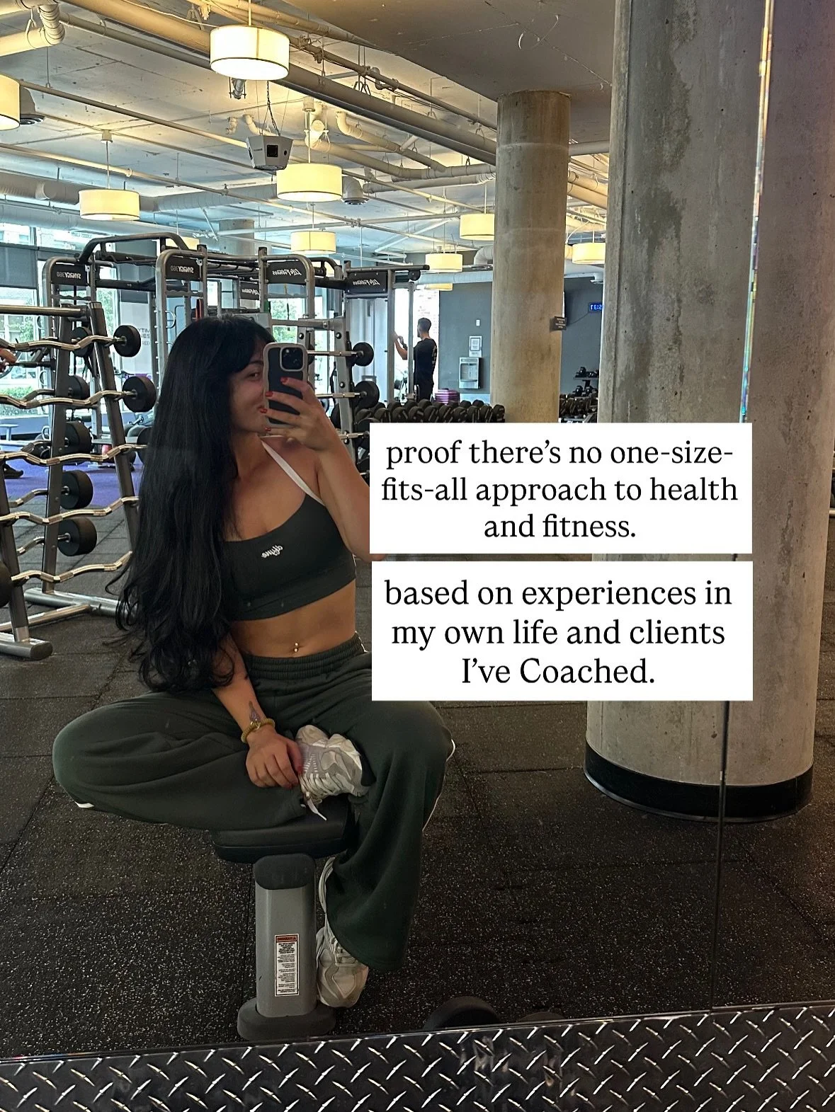 What has your experience been with tracking calories/macros and wearing smart watches to track steps? Feel free to share below🤍 I love hearing how unique each persons interpretation is. 
.
.
.
PS, if you&rsquo;ve been in the market for 1:1 Coaching,