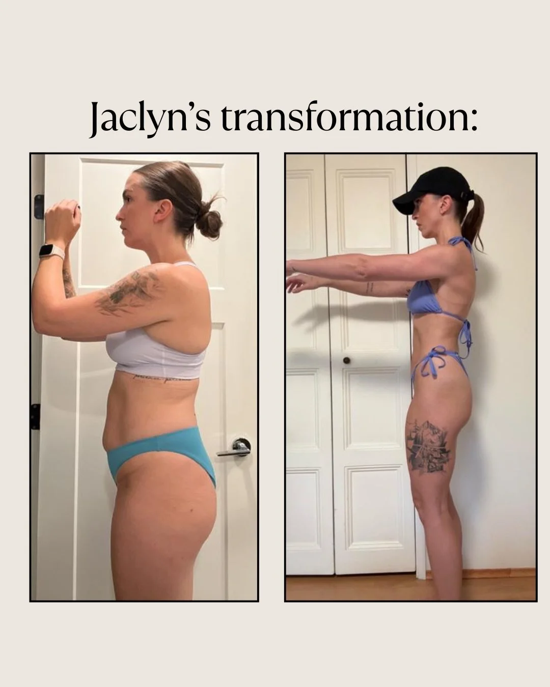 I seriously couldn&rsquo;t be more in AWE of my amazing client Jac🤍 this woman inspires the heck out of me!!!

If you want to learn the exact method we used to help her change the foundation of her diet and lose fat through strategic fat loss phases
