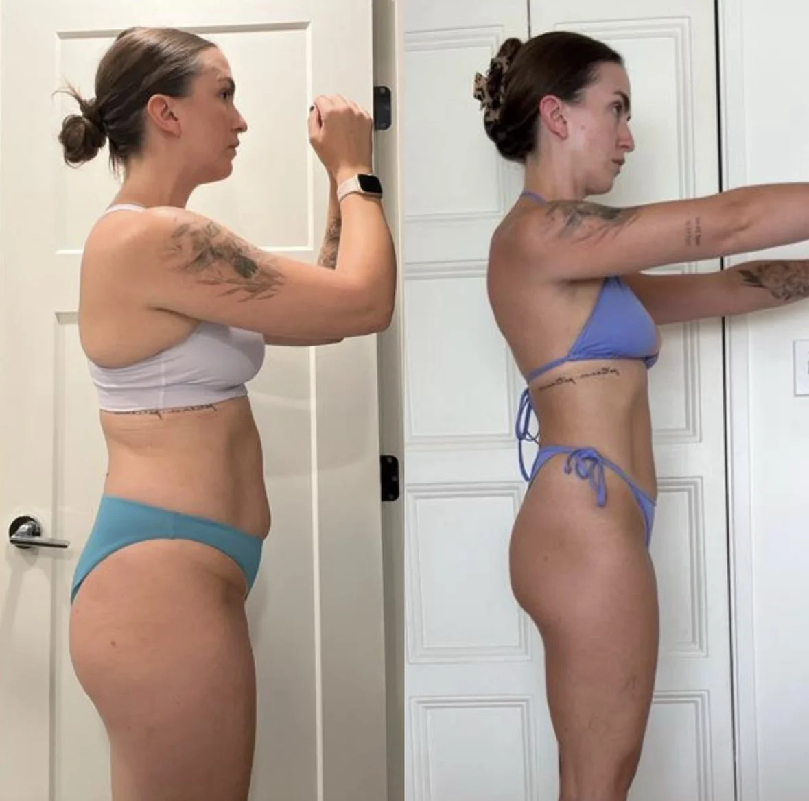 Toned with Tina Client Transformation