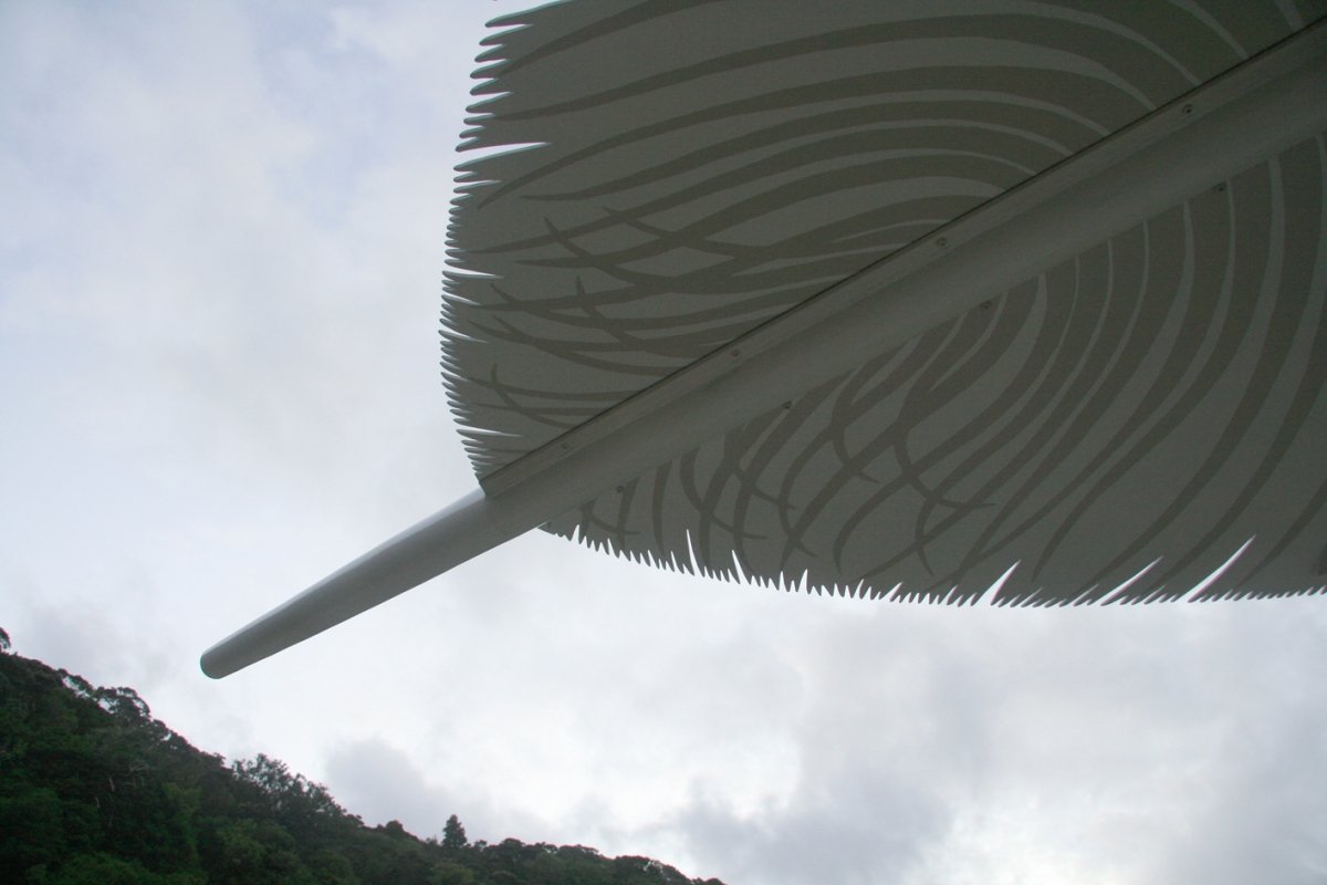 Nic Moon stainless feather