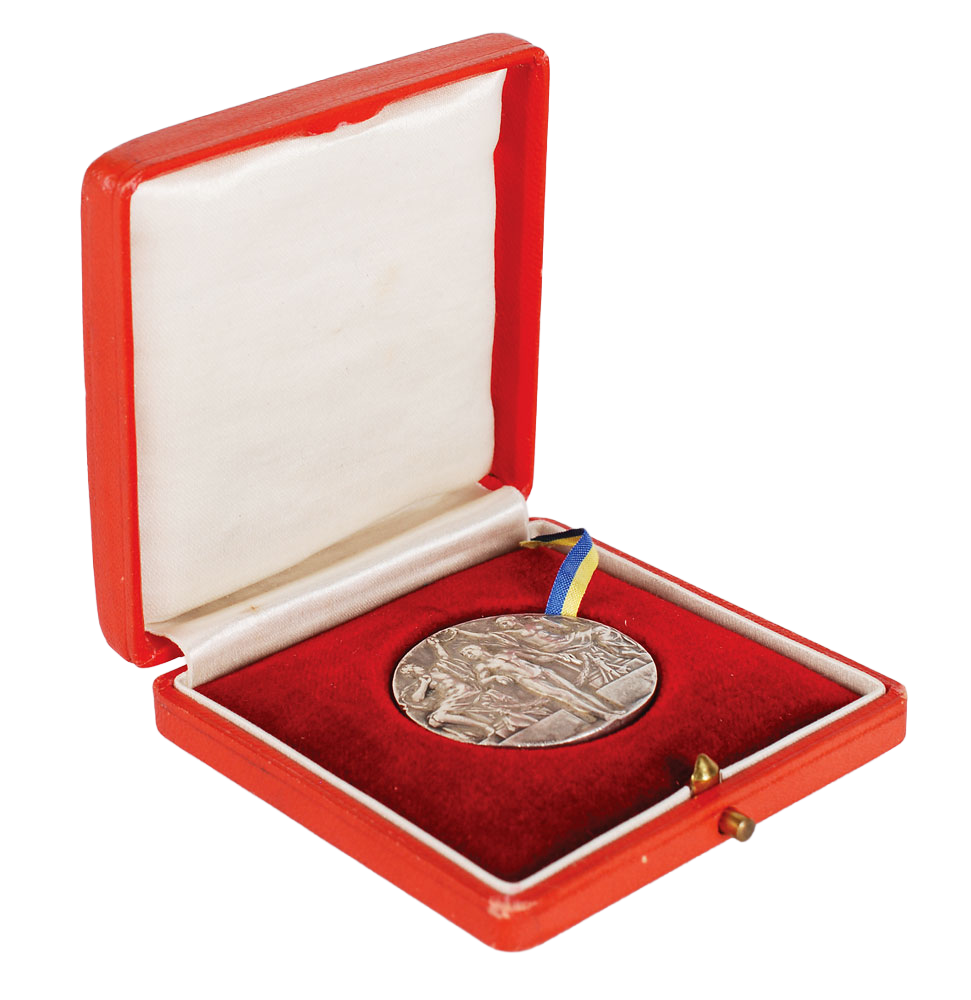 The Stockholm 1912 winners medals