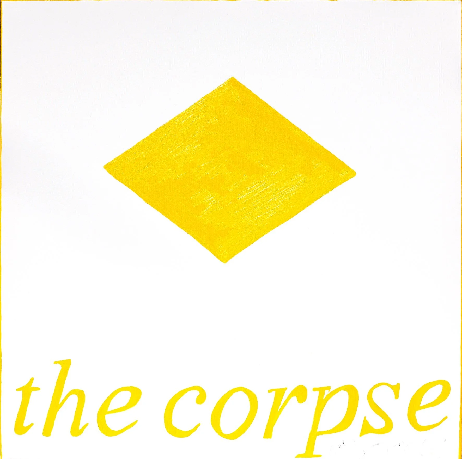 the corpse  - acrylic on canvas (60x60 cm)