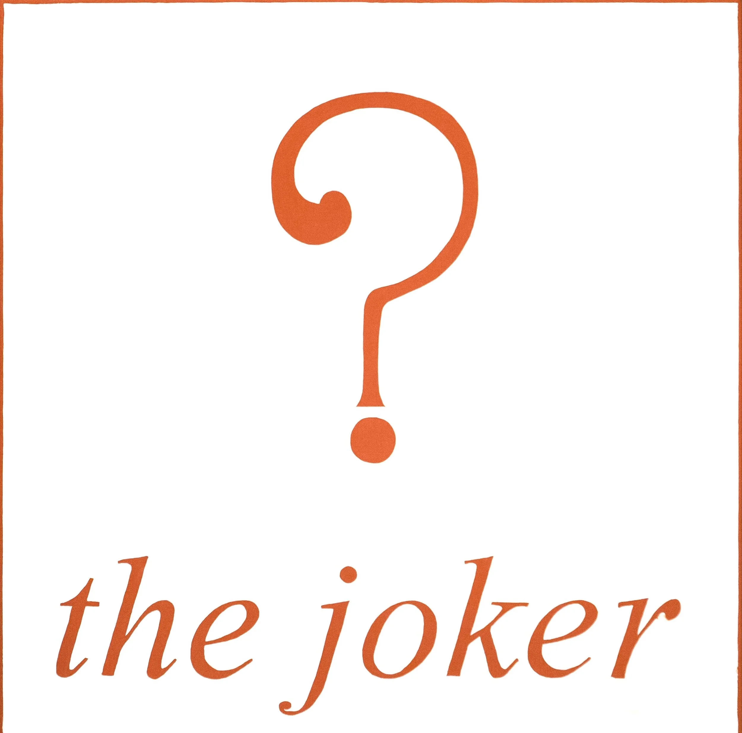 the joker  - acrylic on canvas (60x60 cm)