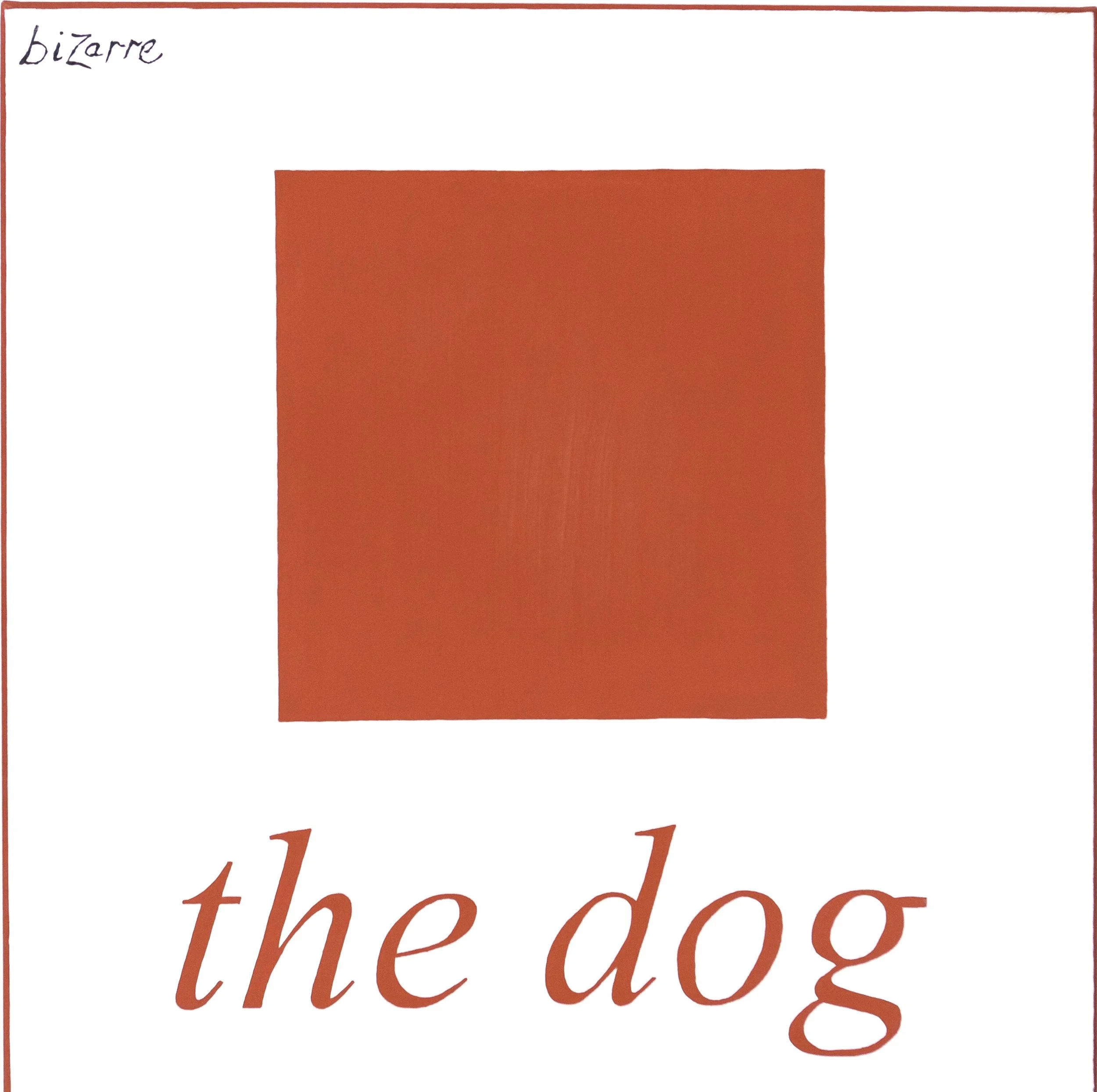 the dog - acrylic on canvas (60x60 cm)