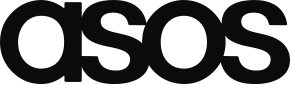 ASOS logo in black text. Pence Talent works with ASOS and other major brands on influencer marketing and creator partnerships.