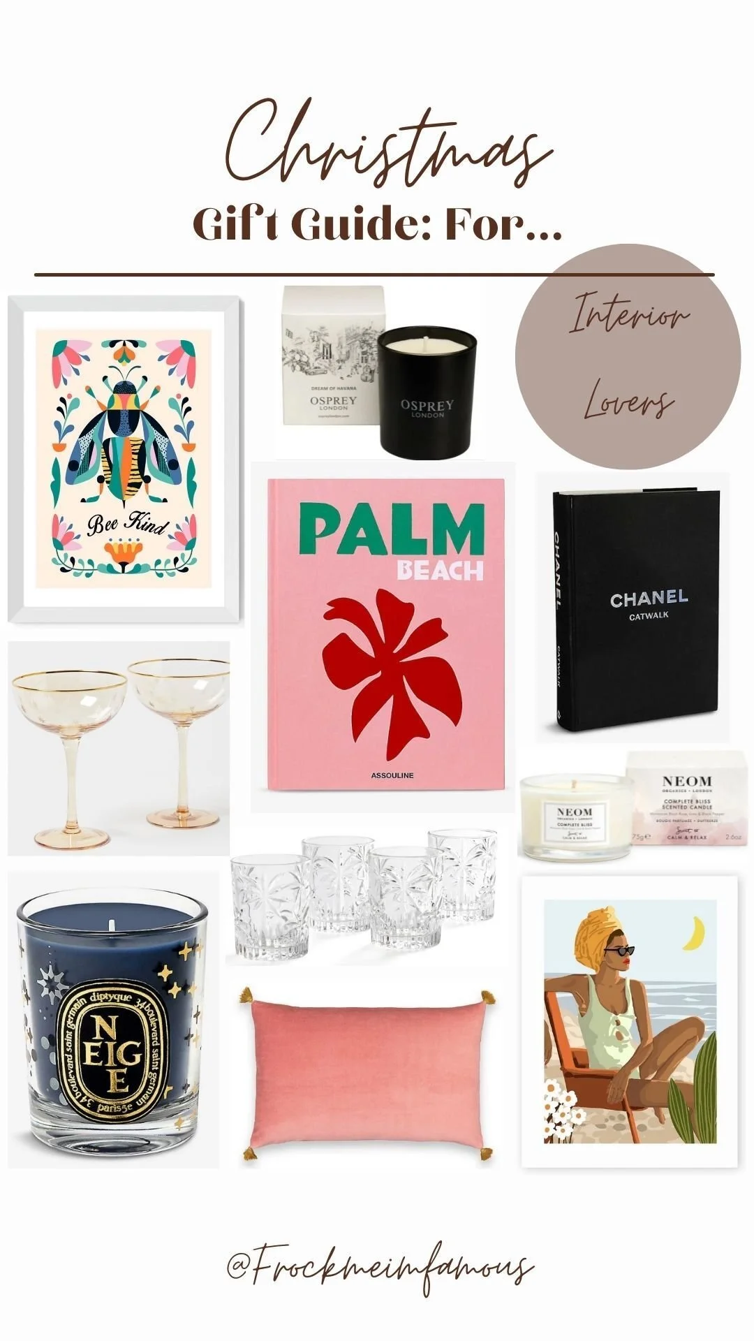 Christmas Gift Guide For: Beauty, Fitness, Travel & Interior Lovers