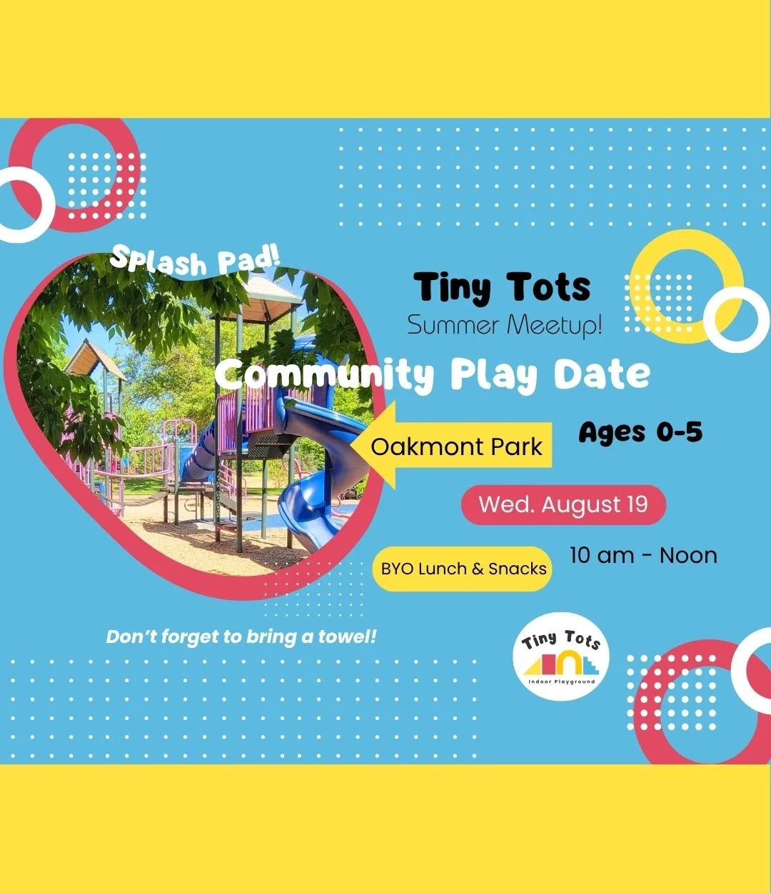 Community Play date at Oakmont Park