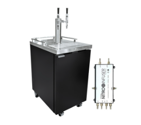 Nitro coffee dispenser with NitroInfuser module