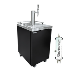 Nitro cold brew coffee dispenser with infuser