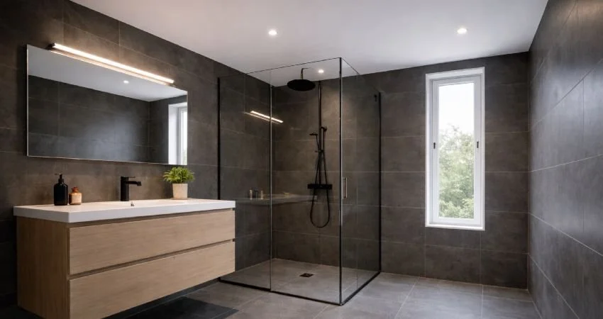 Kan du ha downlights på badet