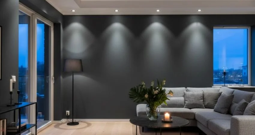 Riktig plassering av downlights