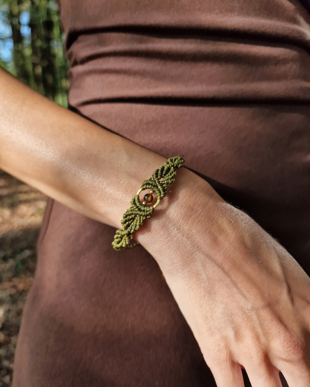 Bracciale Foliage | Occhio di Tigre