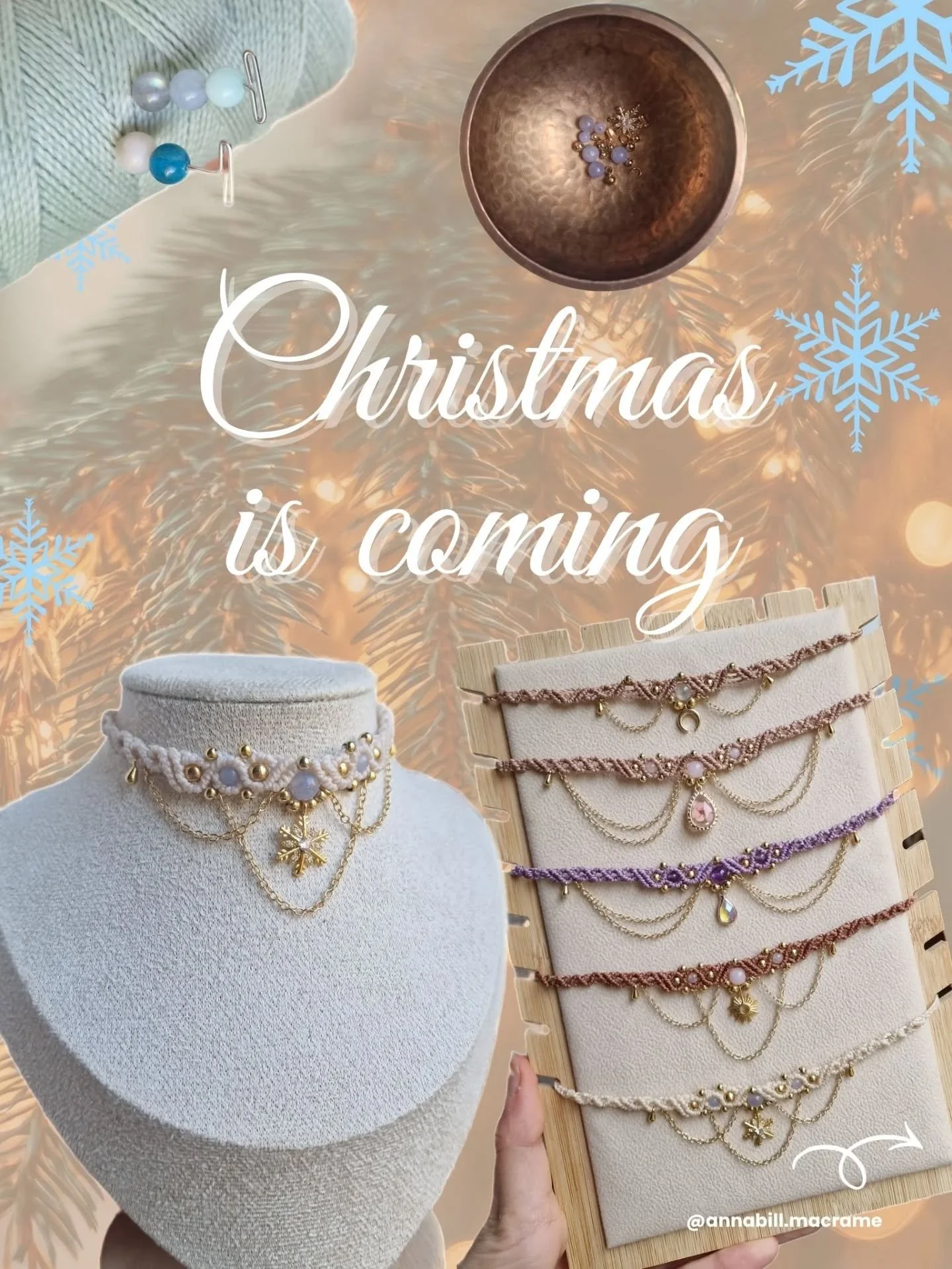 Mancano solo 38 giorni al Natale ⏱️🤭🎄❄️ 

Non arrivare all'ultimo minuto, scegli qualcosa di davvero unico e speciale per te o i tuoi cari con i gioielli amuleto @annabill.macrame realizzati con: 

💎 Pietre Naturali legate all'Energia dei Chakra 
